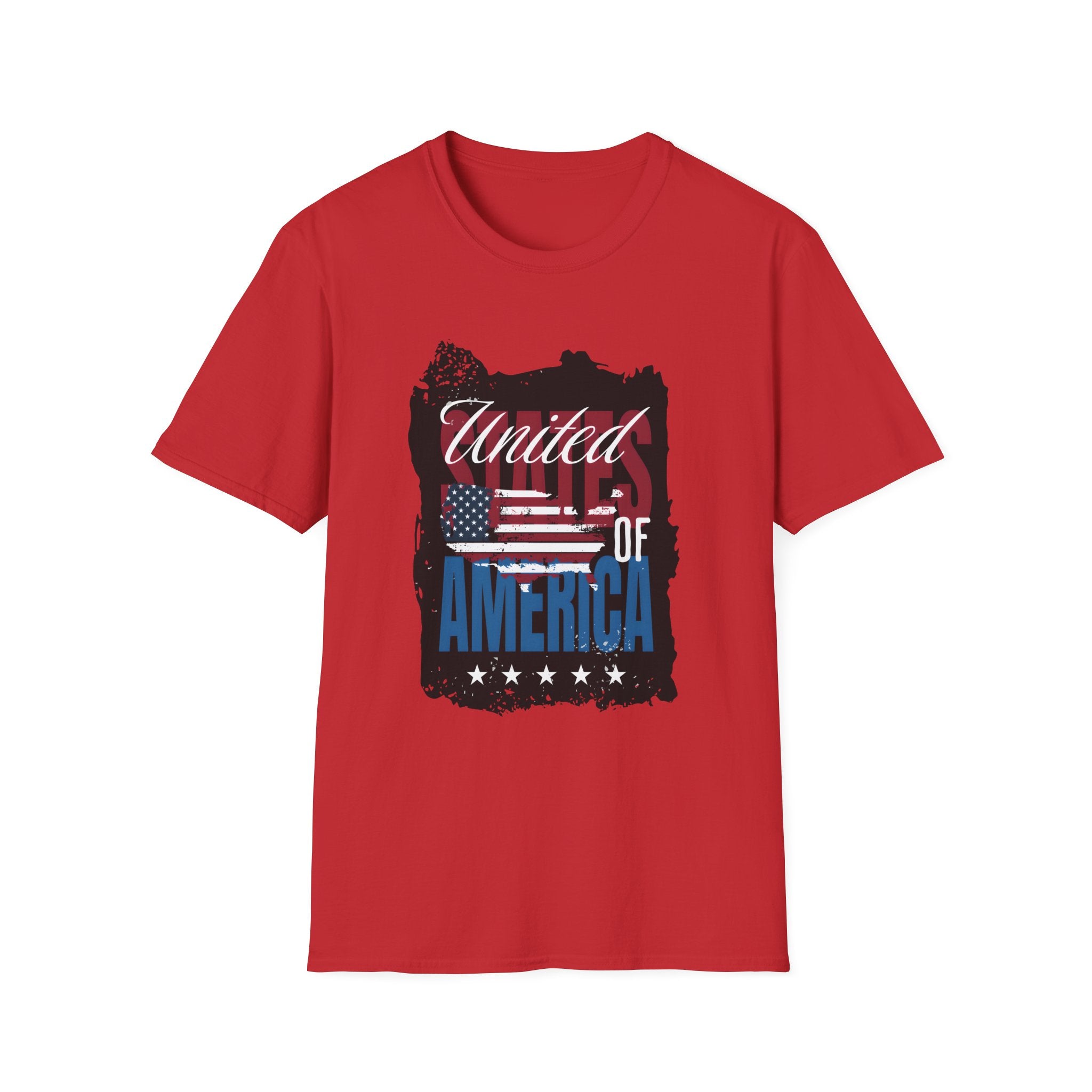 United We Stand T-Shirt — American Flag "United of America" Patriotic Tee for 4th of July
