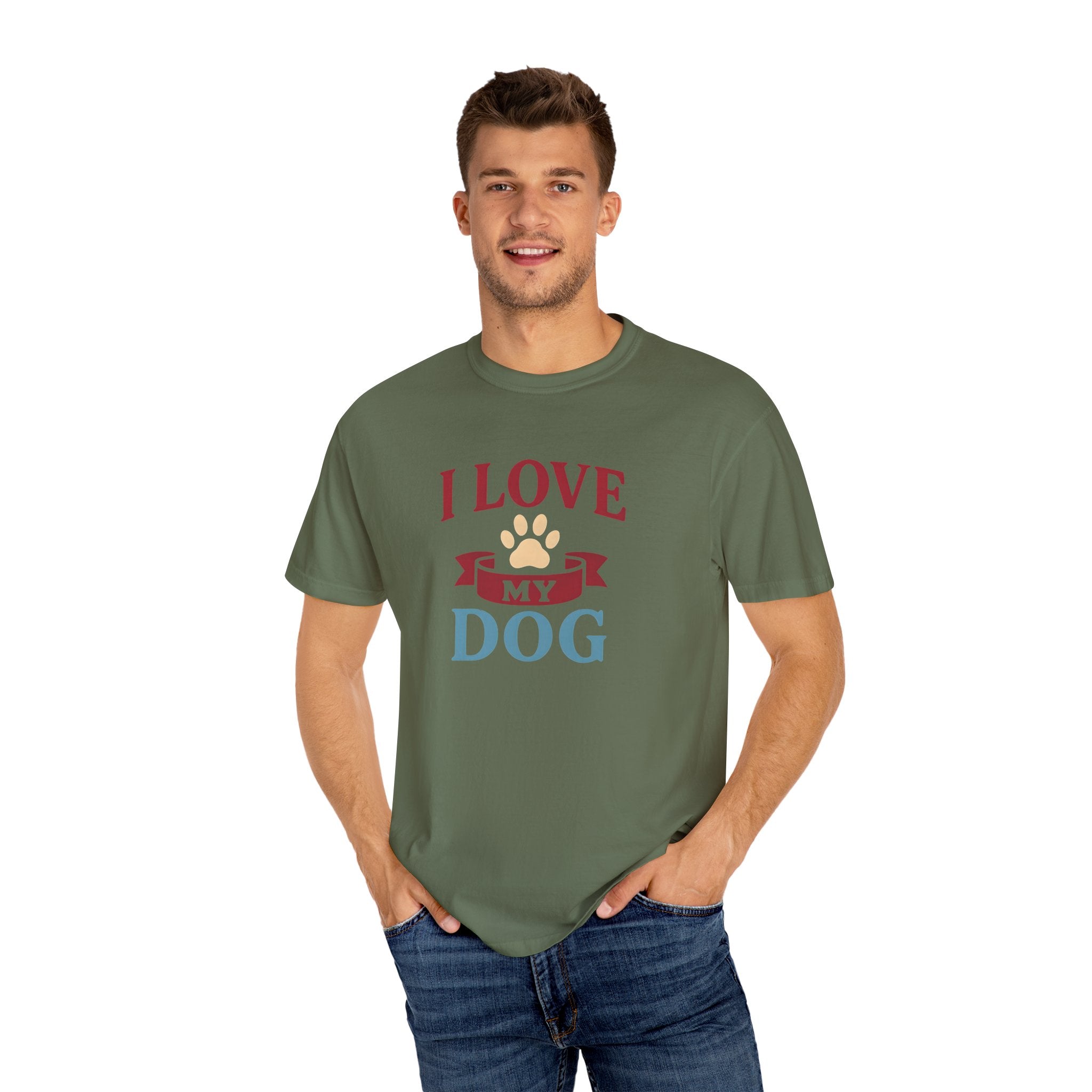 Dog Lover Unisex T-Shirt - I Love My Dog, Cute Pet Apparel, Gift for Dog Owners, Animal Lover Tee, Casual Everyday Style