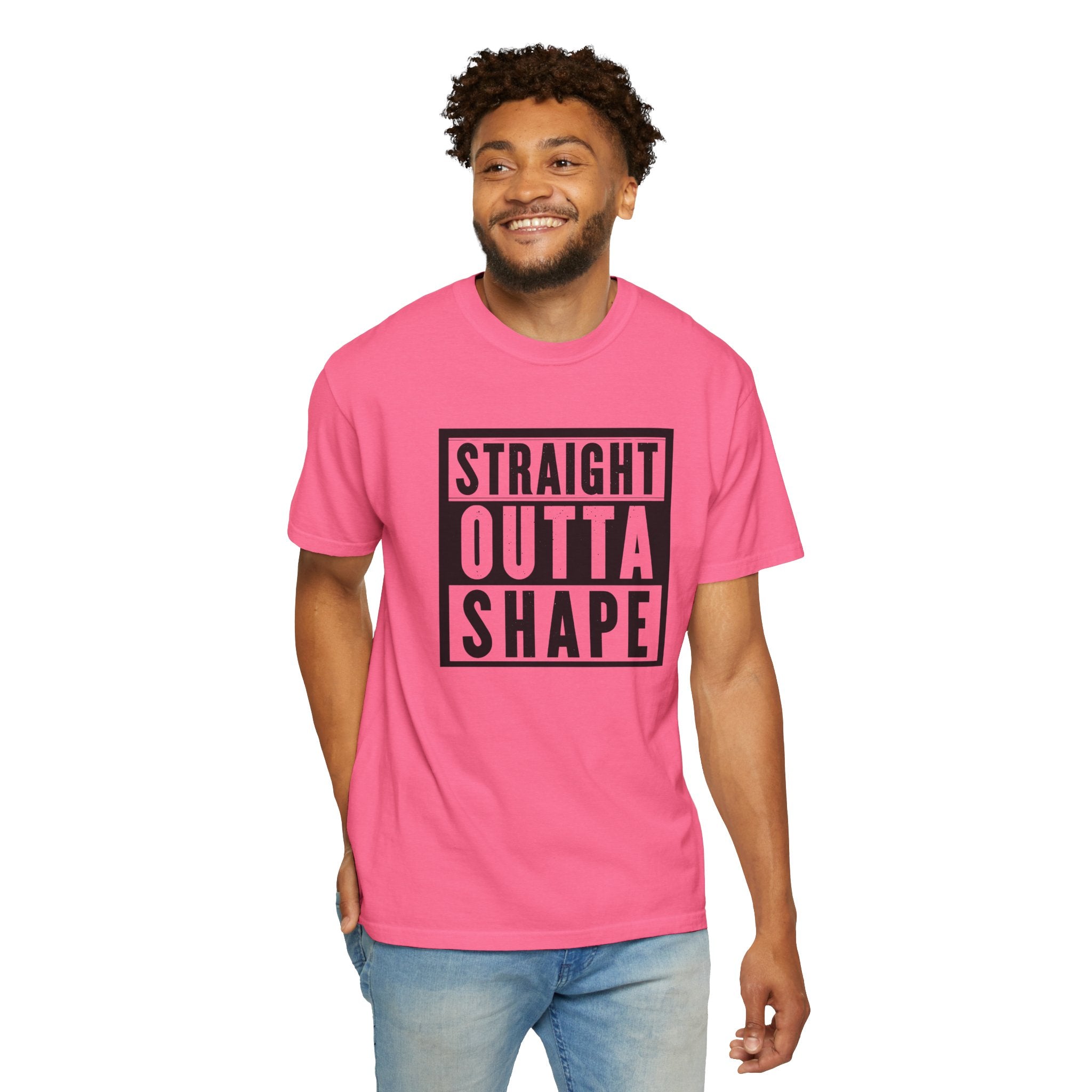 Shape Distorted Unisex Garment-Dyed T-shirt