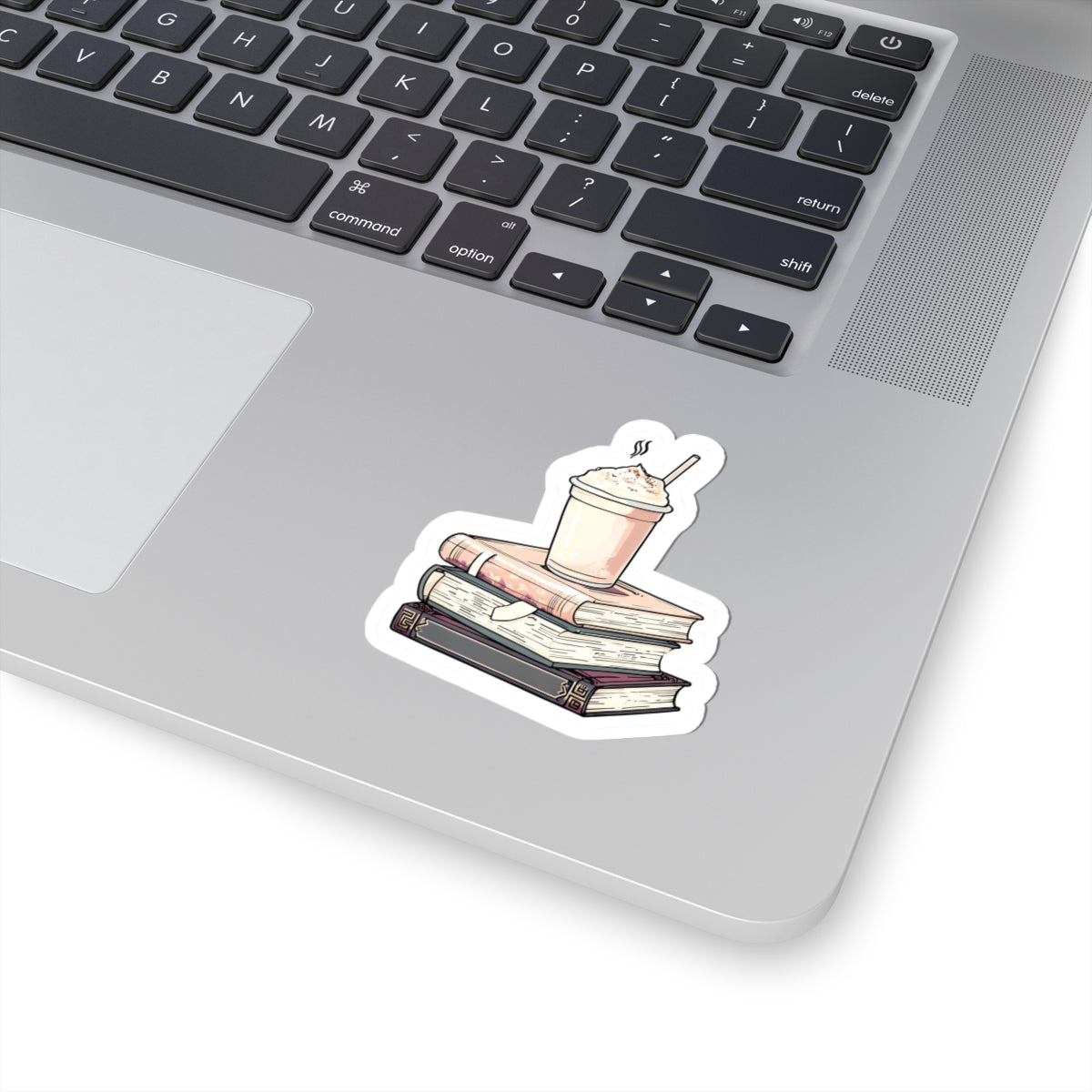 Coffee & Books Kiss-Cut Stickers for Book Lovers