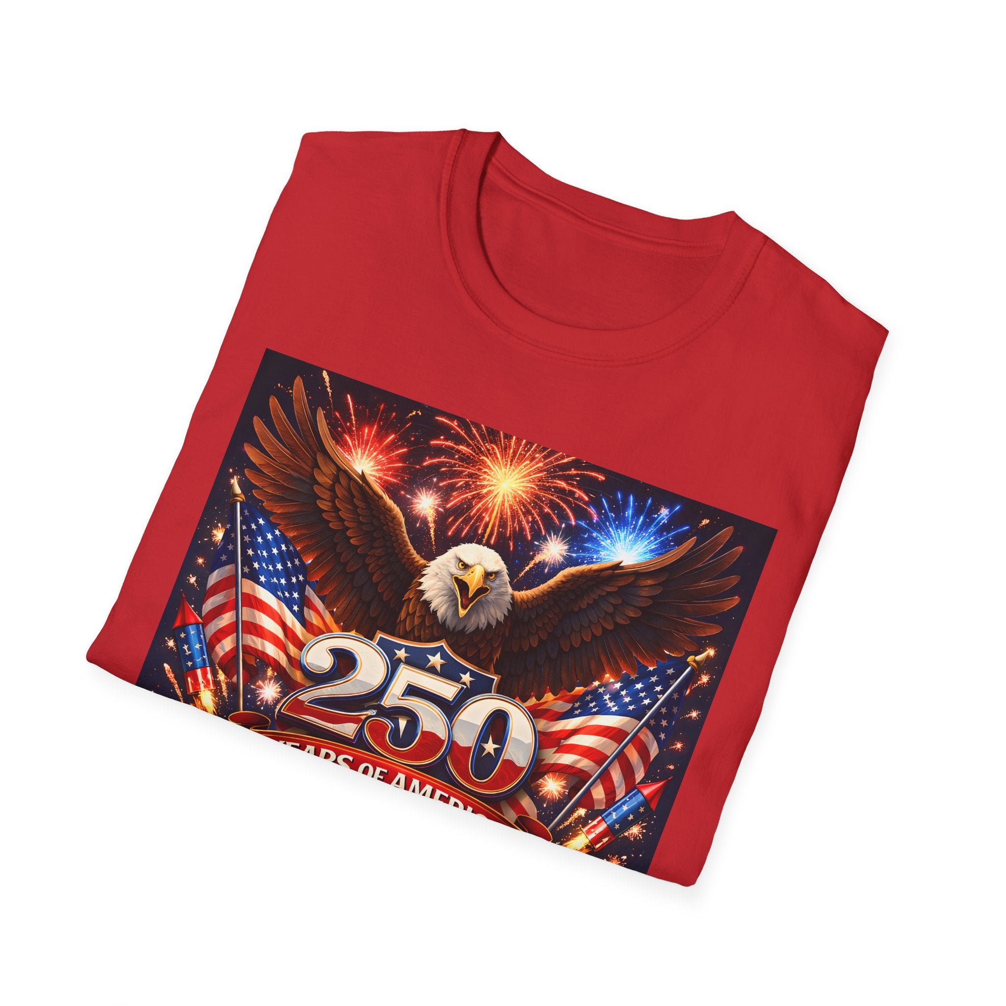 250 Years of America T-Shirt — Patriotic Eagle 1776–2026 Independence Day Tee