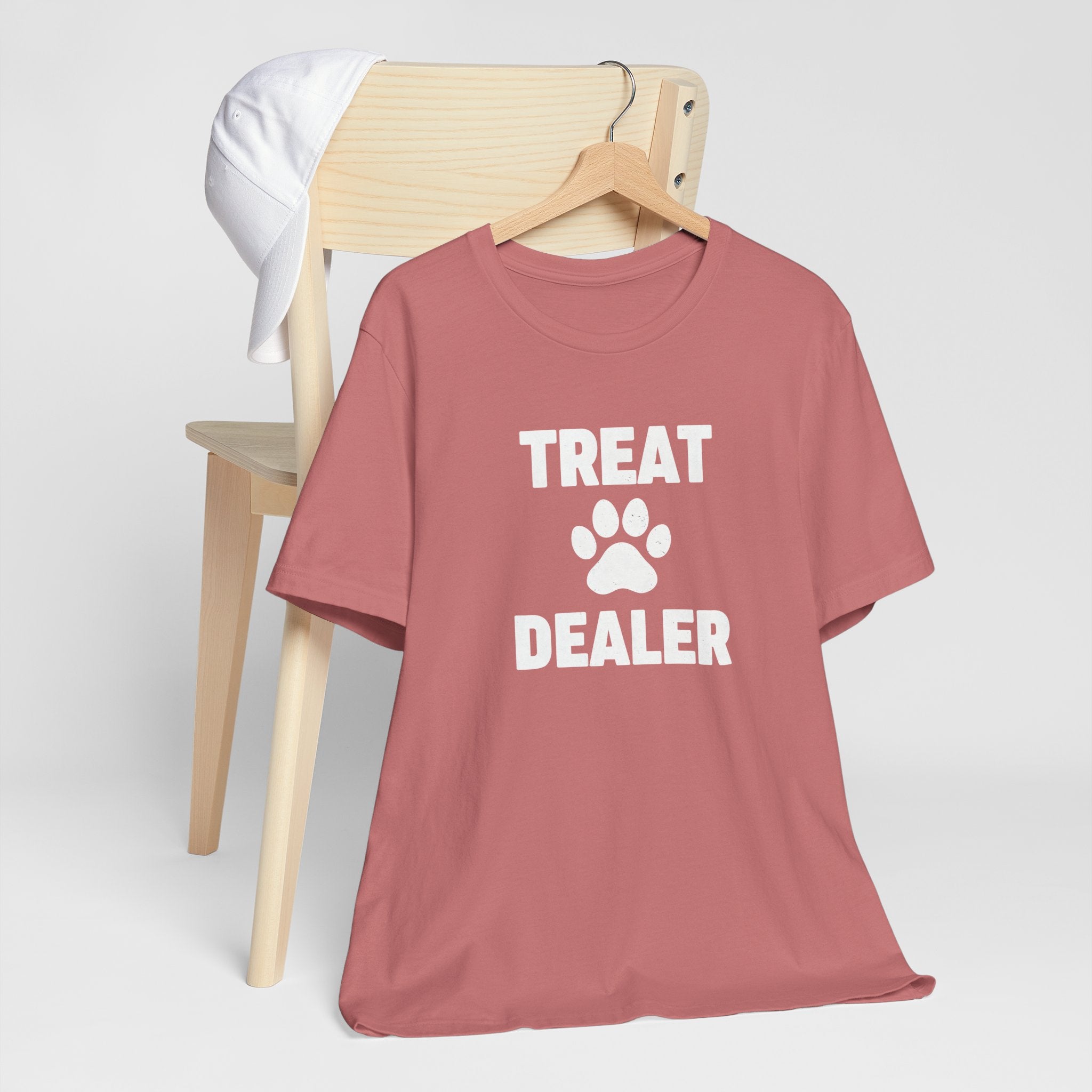Treat Dealer T-Shirt — Funny Paw Print Tee for Dog Lovers