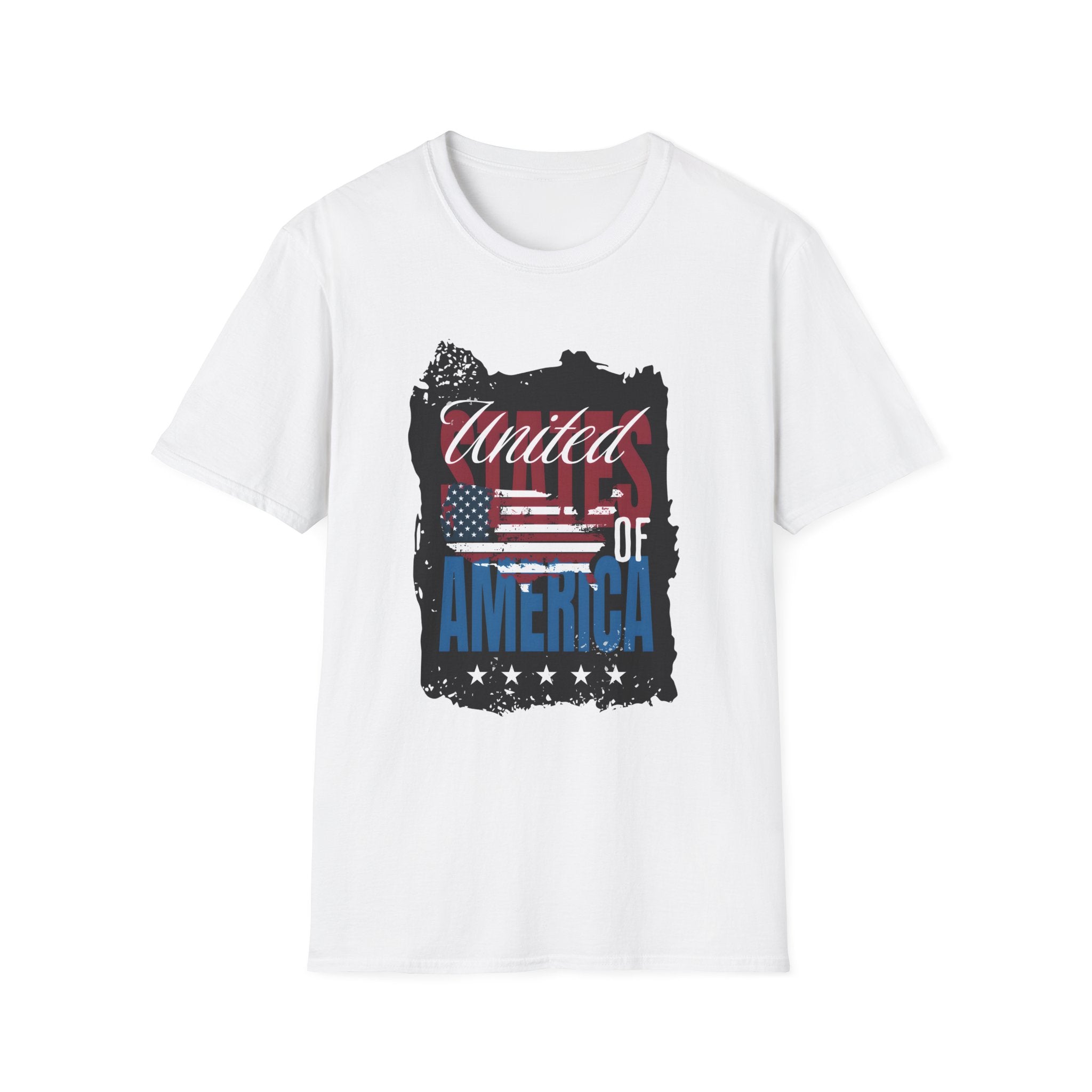 United We Stand T-Shirt — American Flag "United of America" Patriotic Tee for 4th of July