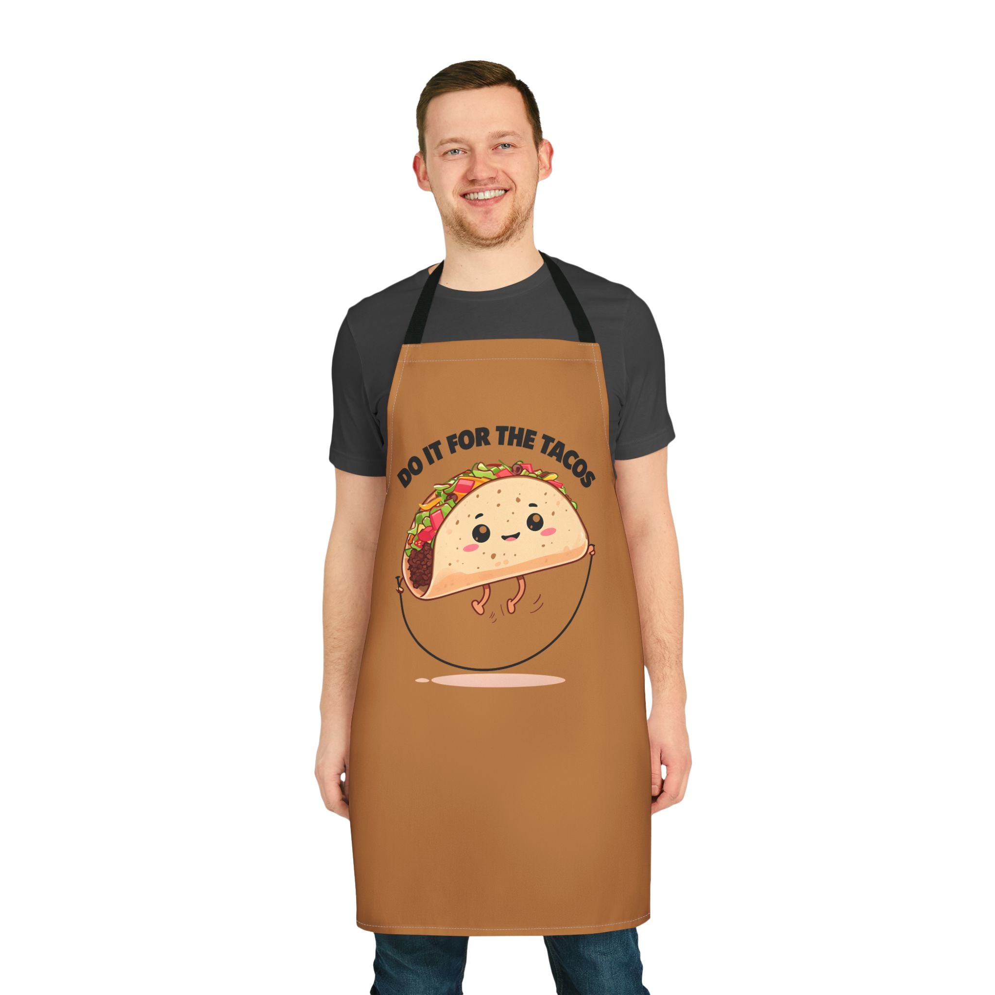 Apron — "Do It For The Tacos" Cute Taco Graphic Cooking Apron