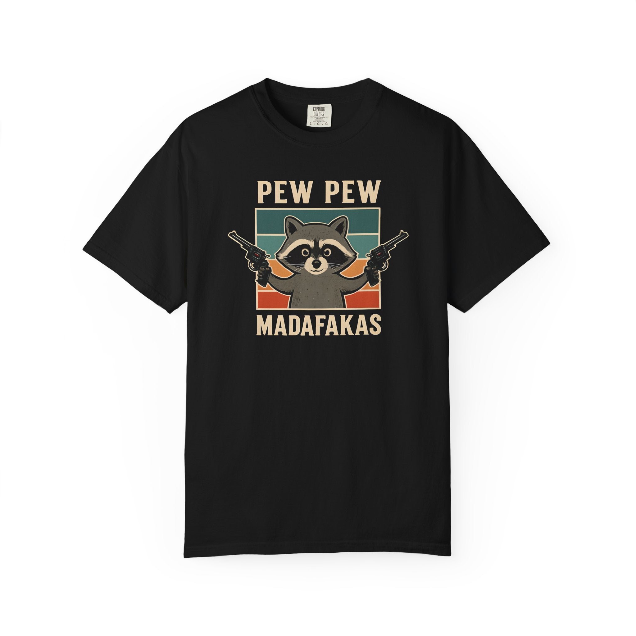 Pew Pew MafaFakas T-Shirt - Fun Unisex Garment-Dyed Tee