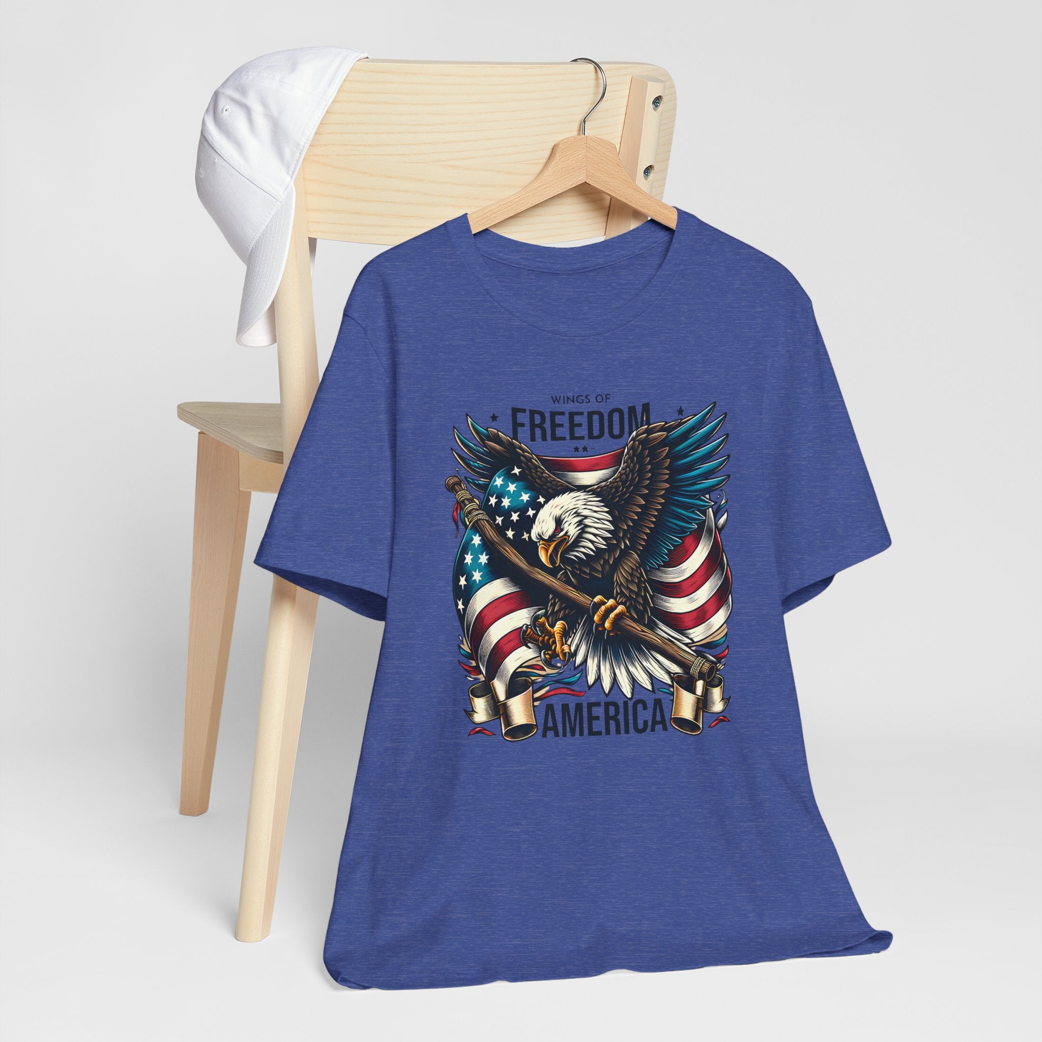 Patriotic Eagle T-Shirt – Freedom America Graphic Tee