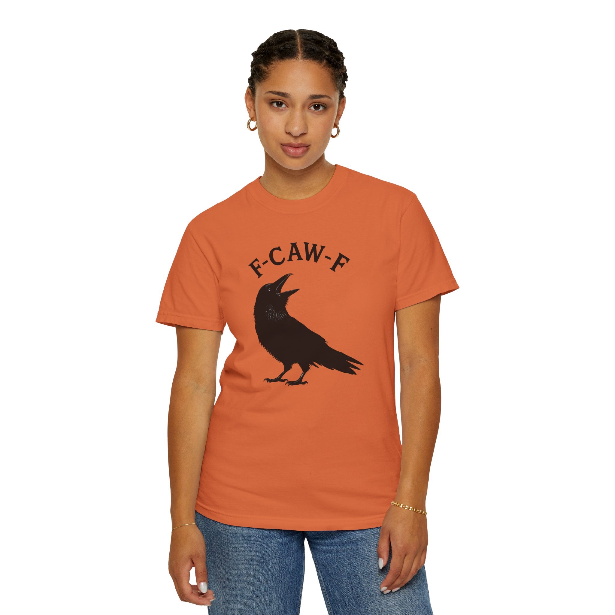 F-Caw-F Unisex Garment-Dyed T-Shirt