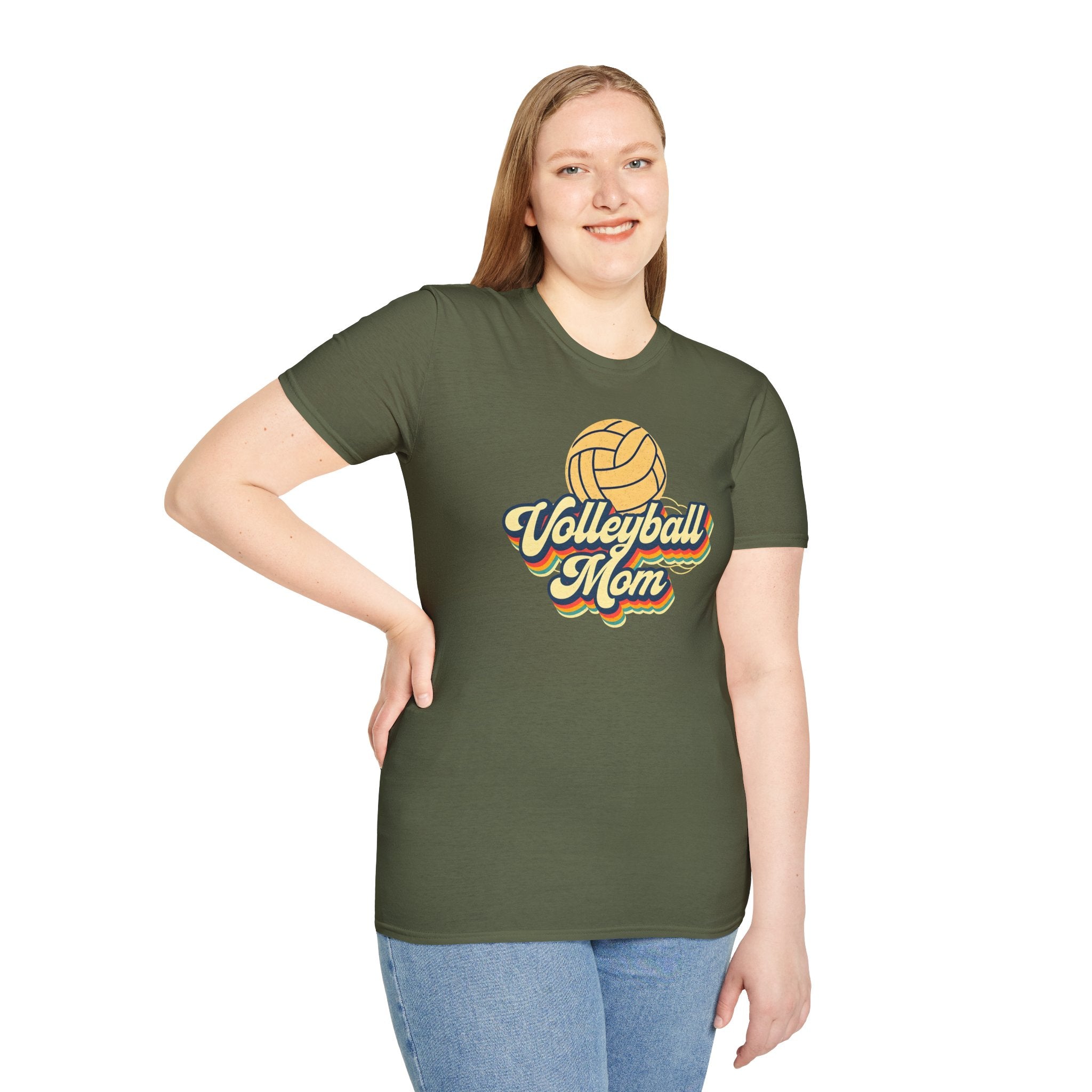 Volleyball Mom T-Shirt, Comfortable Tee for Sports Enthusiasts, Gift for Mothers, Casual Wear, Unique Volleyball Merchandise