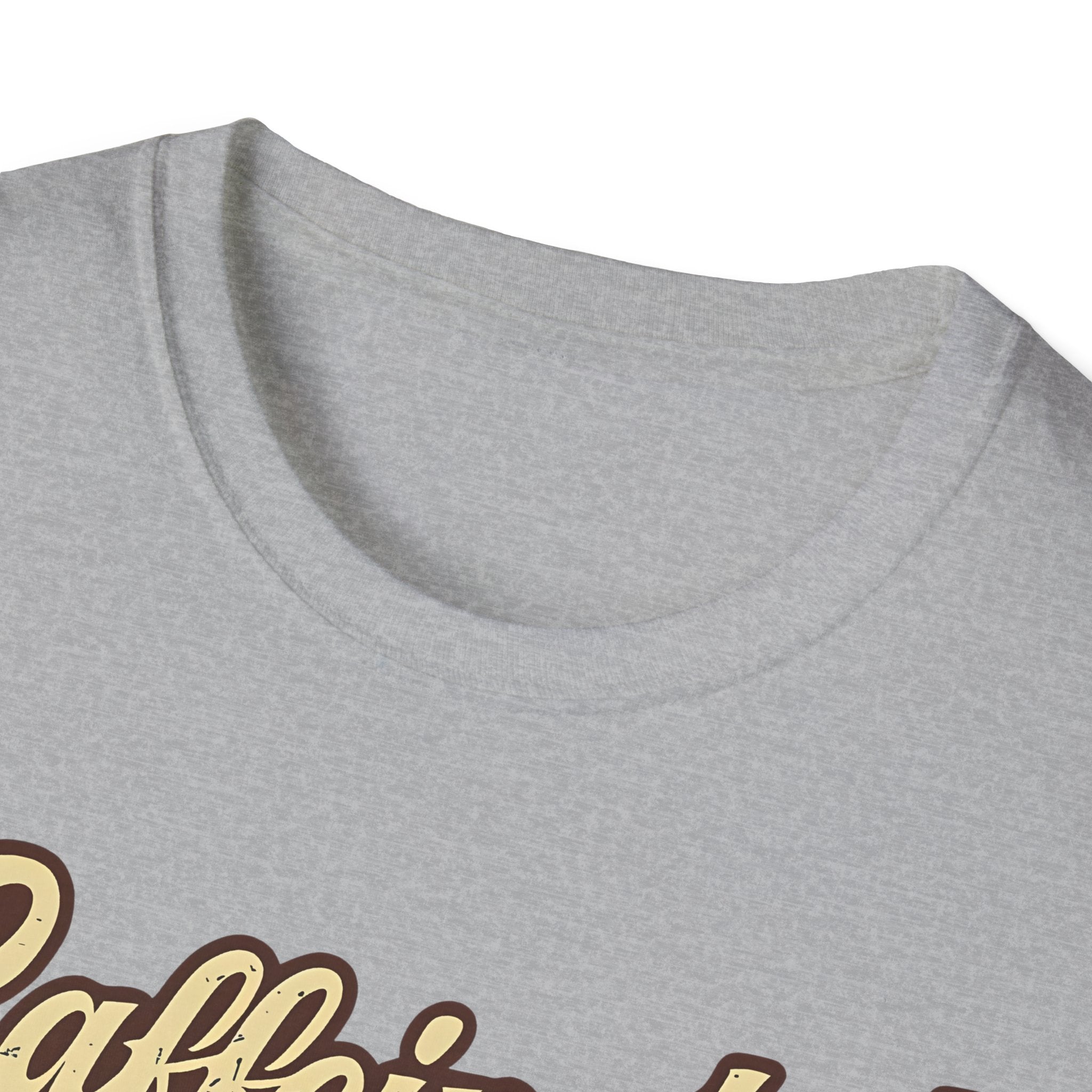 Caffeinated Retro Unisex Softstyle T-Shirt