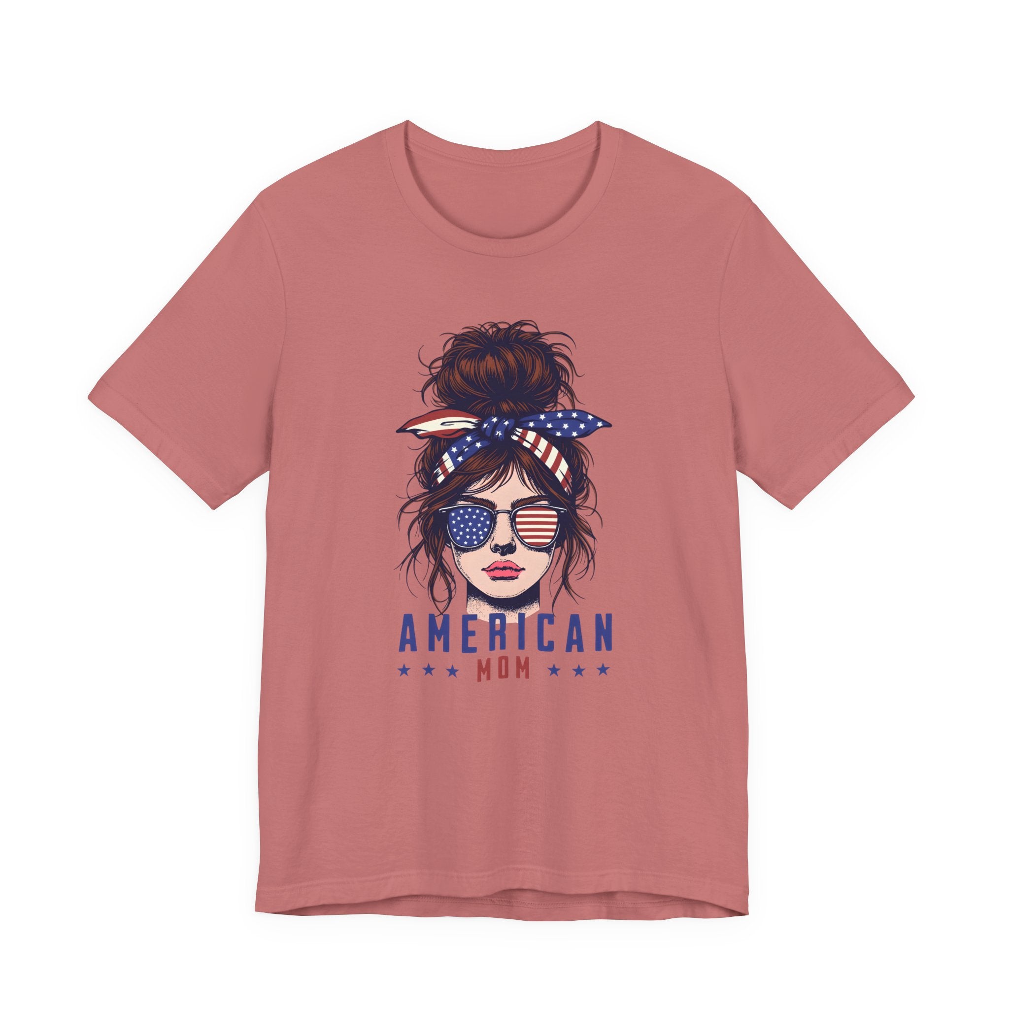 American Mom T-Shirt – Patriotic Mom Graphic Tee