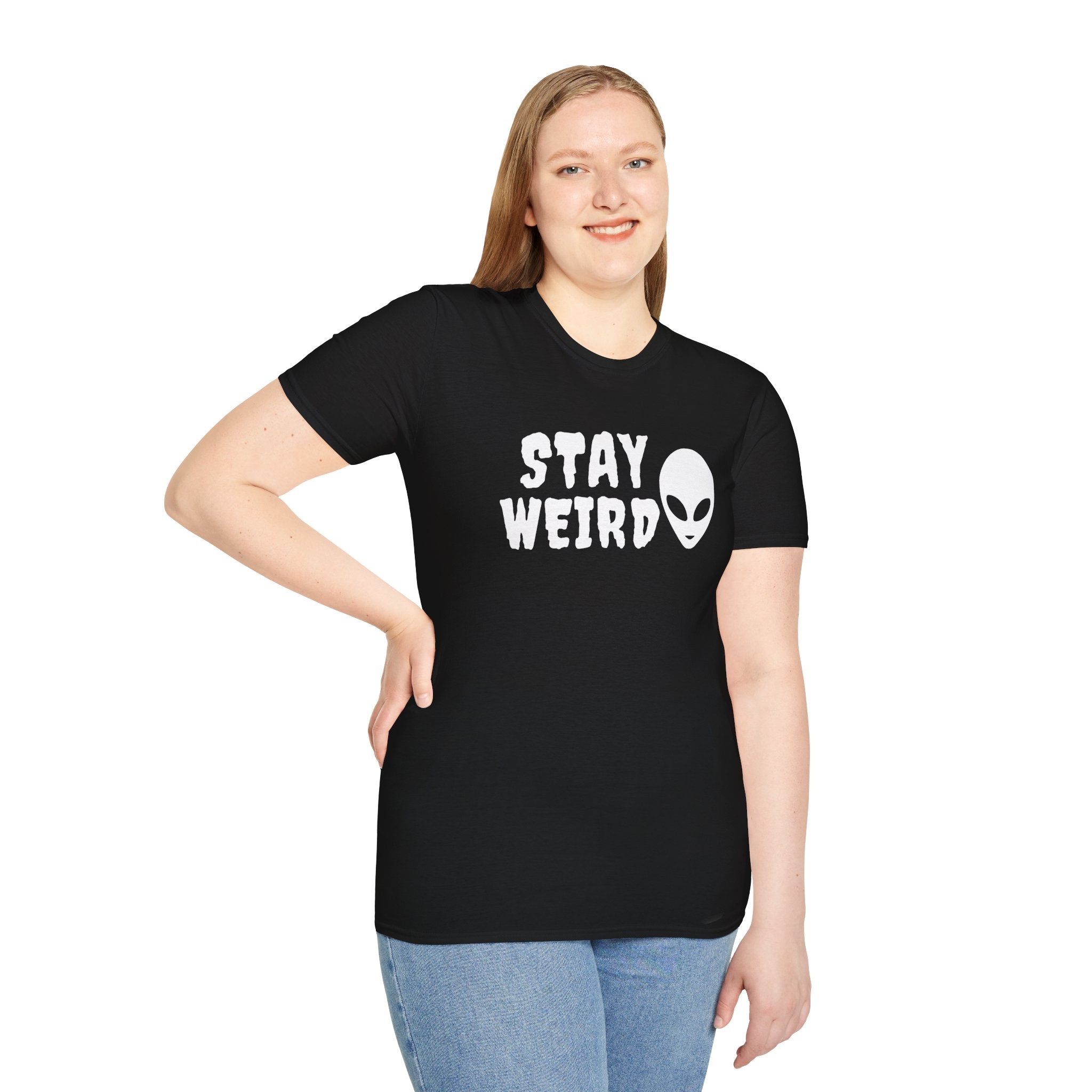 Stay Weird Unisex Softstyle T-Shirt