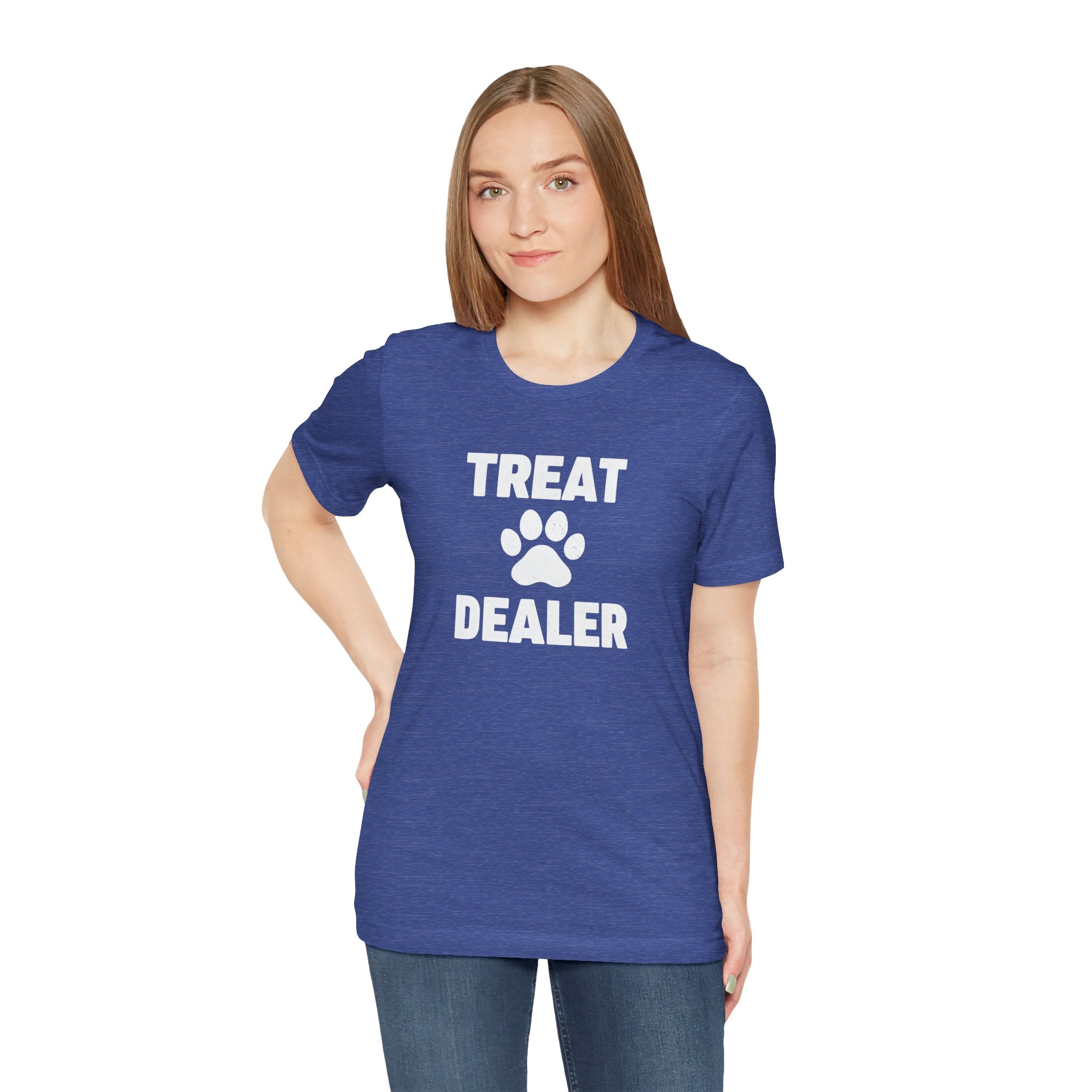 Treat Dealer T-Shirt — Funny Paw Print Tee for Dog Lovers