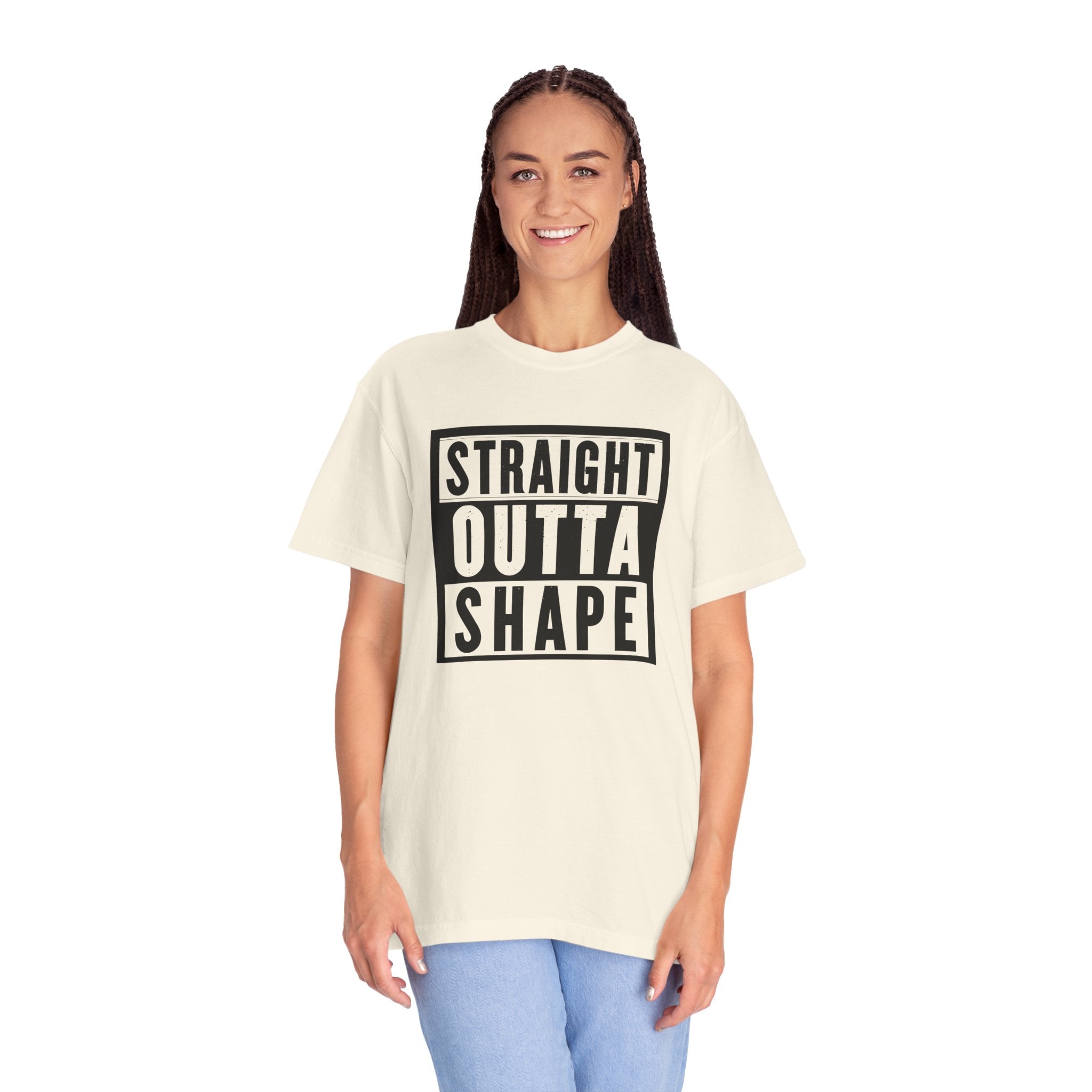 Shape Distorted Unisex Garment-Dyed T-shirt