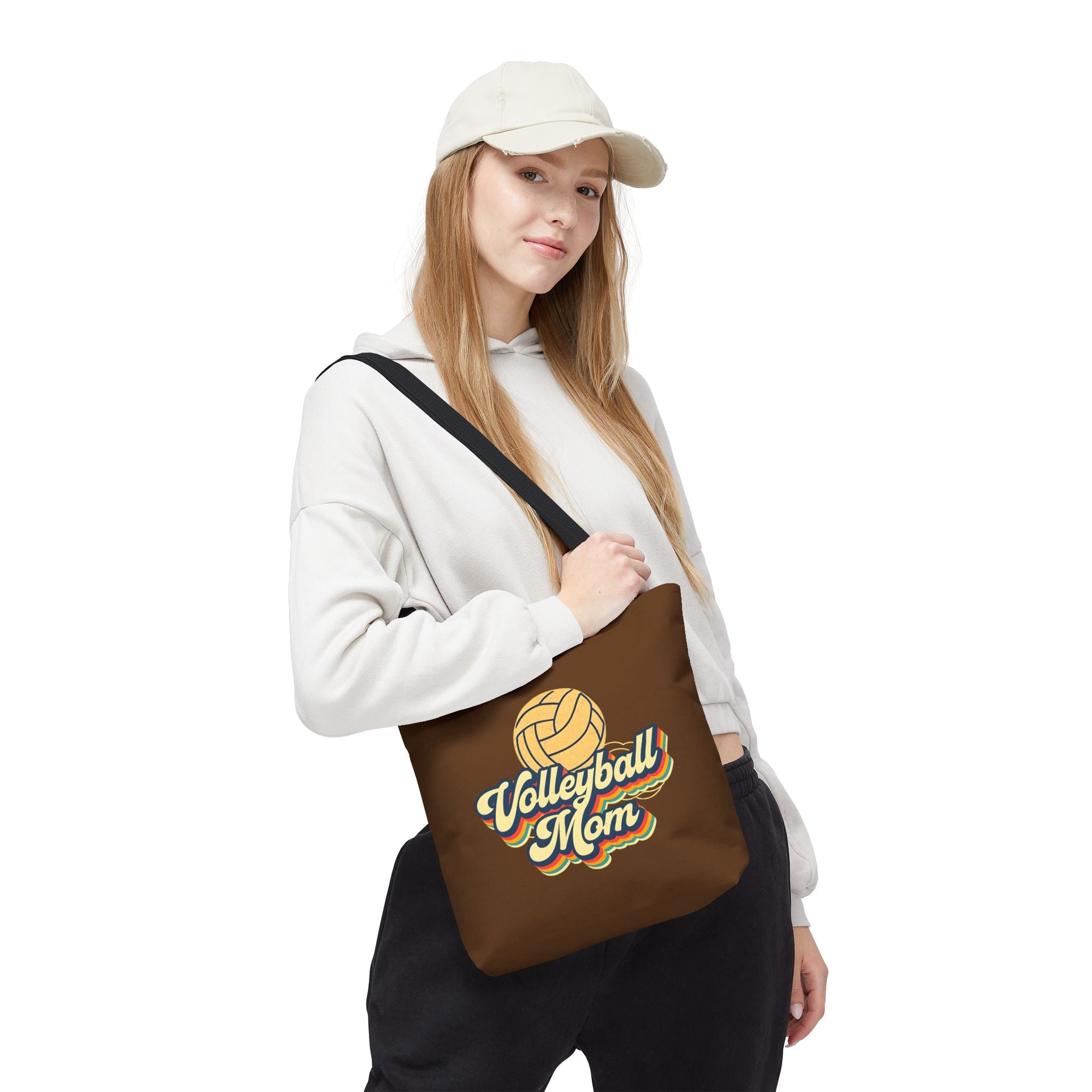 Volleyball Mom Tote Bag - Sports Mom Gift for Volleyball Matches and Games