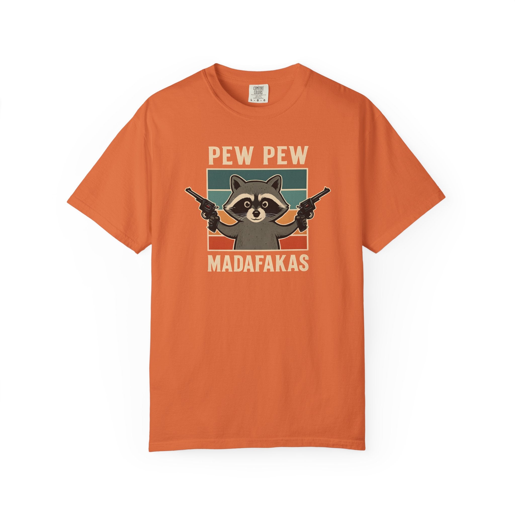 Pew Pew MafaFakas T-Shirt - Fun Unisex Garment-Dyed Tee