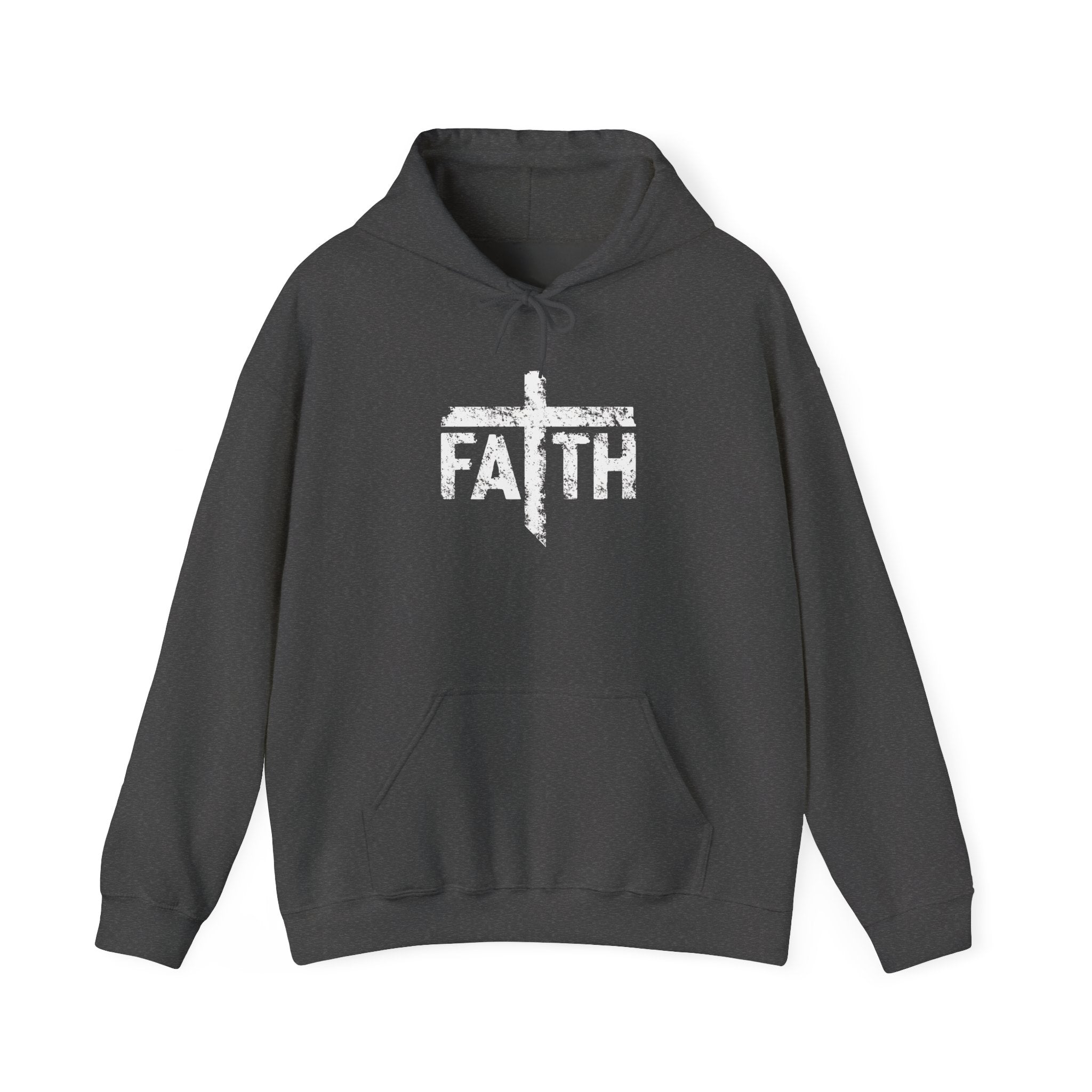Faith Hoodie, Inspirational Sweatshirt for Men and Women, Cozy Pullover for Church, Gifts for Believers, Religious Apparel