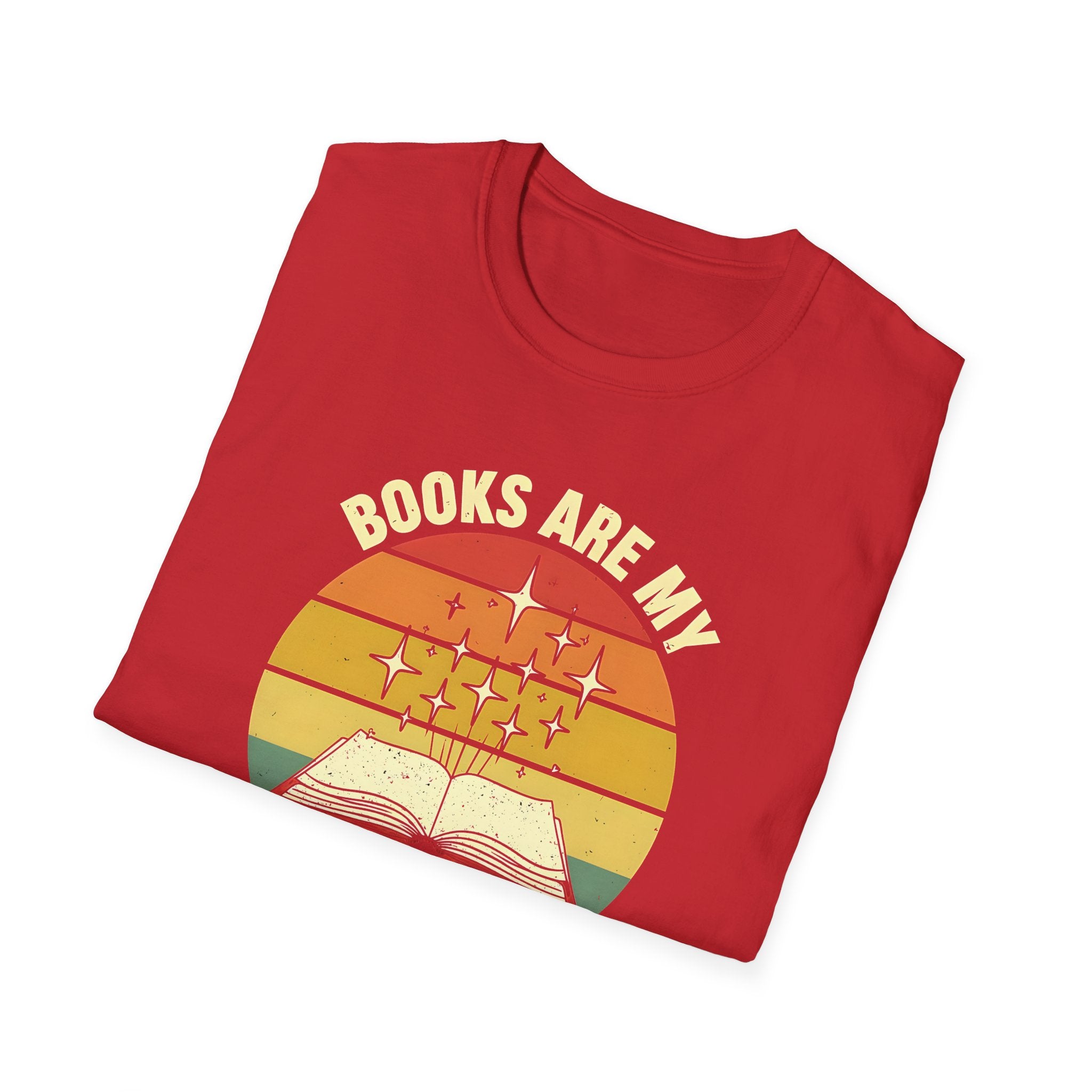 Books Are My Favorite Time Machines Unisex Softstyle T-Shirt