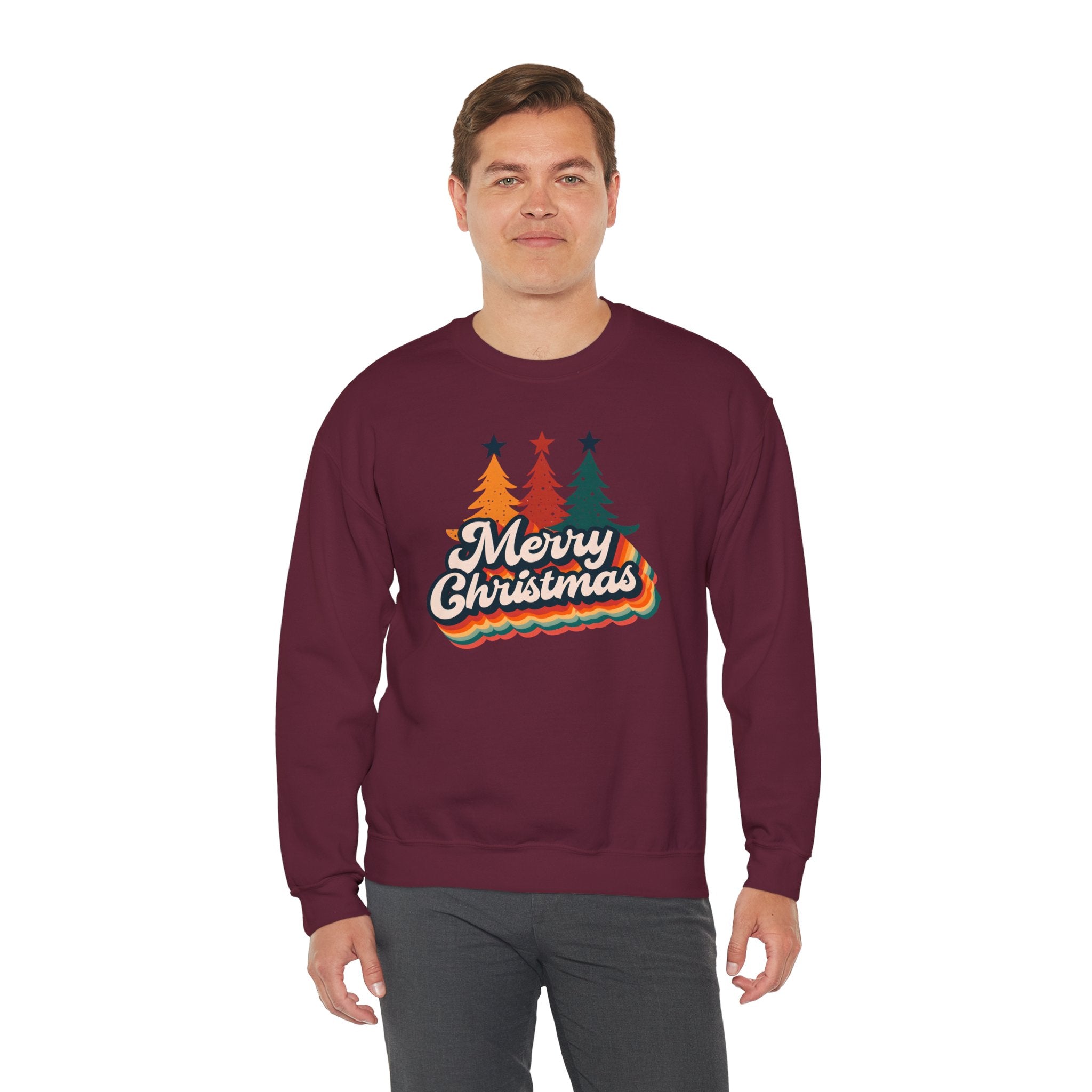 Merry Christmas Sweatshirt - Unisex Heavy Blend Crewneck