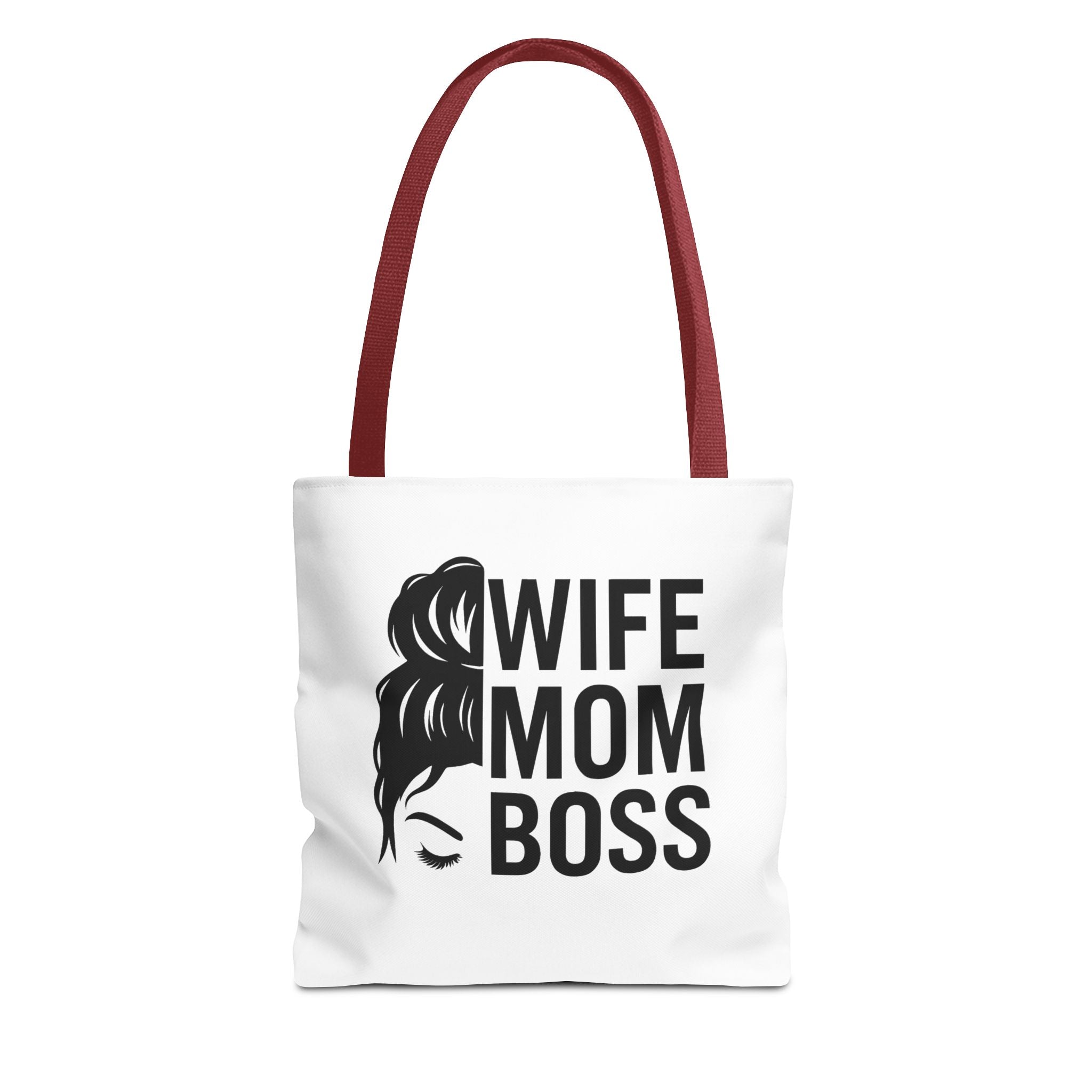 Wife Mom Boss Tote Bag - Chic, Durable Tote for Moms, Stylish Carry-All, Gift for Mother's Day, Work, and Everyday Use
