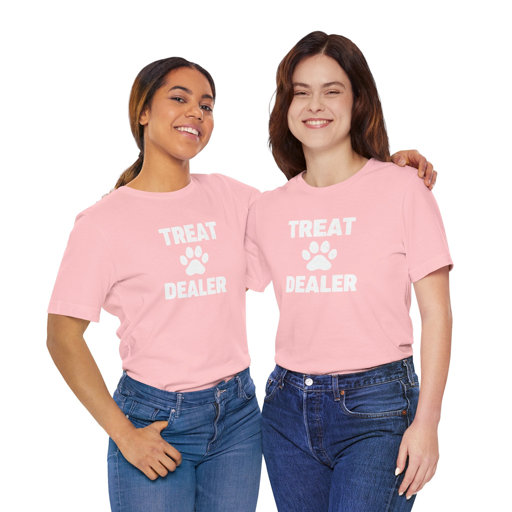Treat Dealer T-Shirt — Funny Paw Print Tee for Dog Lovers
