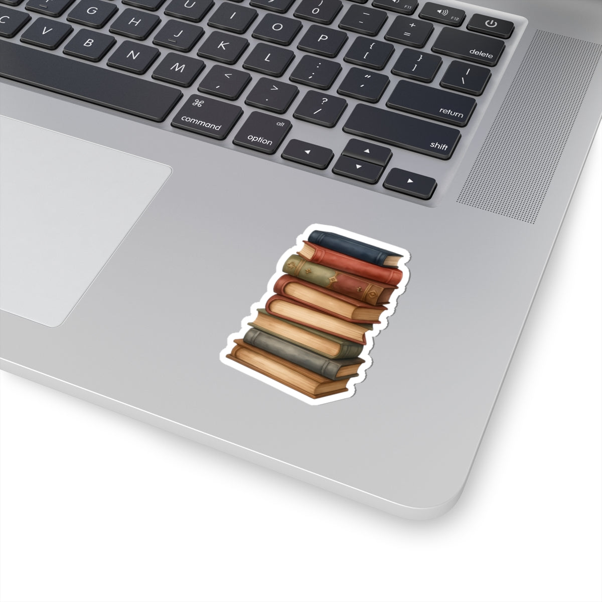 Vintage Book Stack Kiss-Cut Stickers - Perfect for Book Lovers and Creative Souls