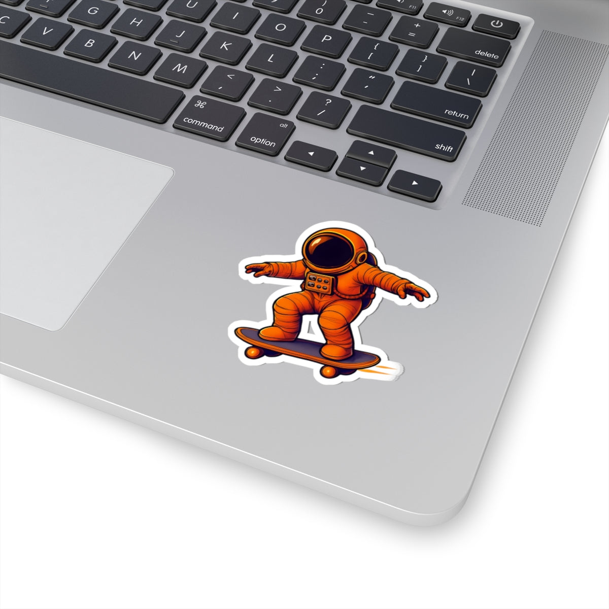 Adventure Awaits Astronaut Skateboard Kiss-Cut Stickers for Kids and Adults
