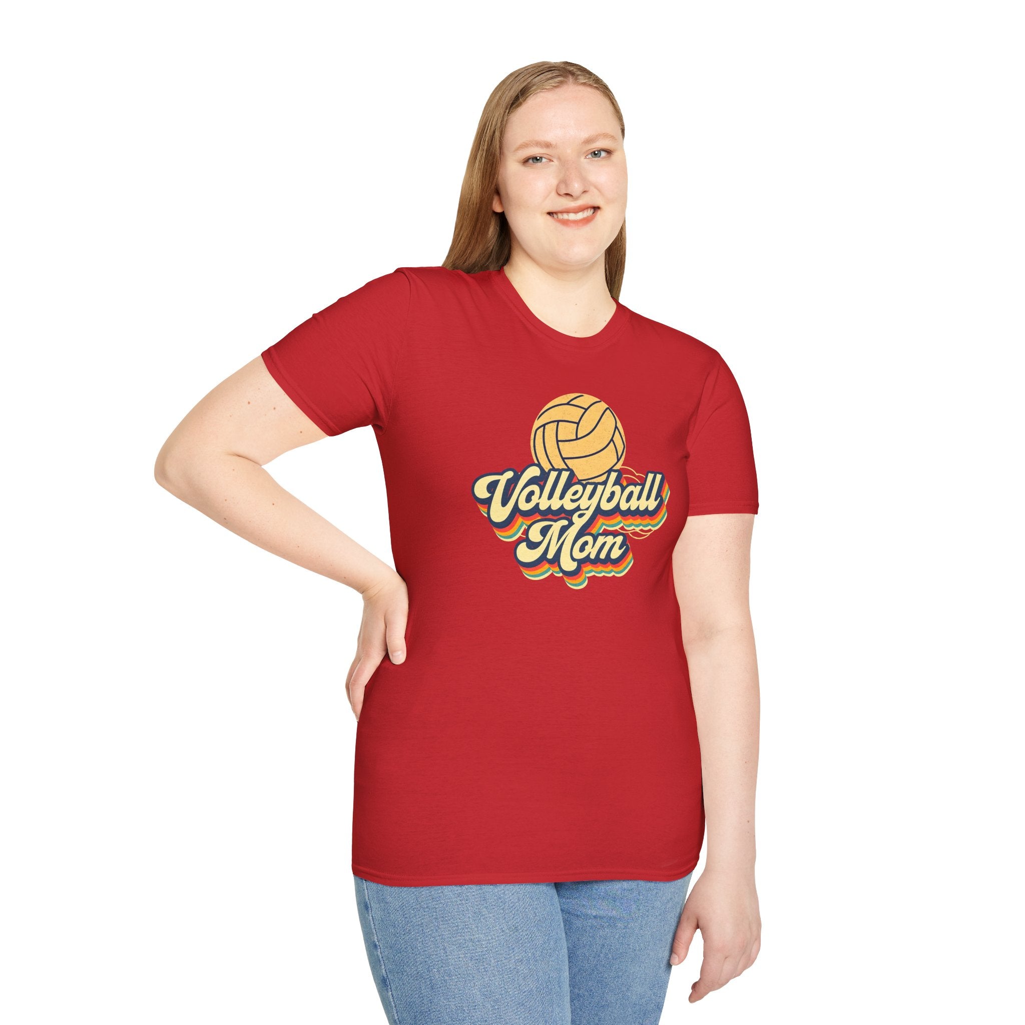 Volleyball Mom T-Shirt, Comfortable Tee for Sports Enthusiasts, Gift for Mothers, Casual Wear, Unique Volleyball Merchandise