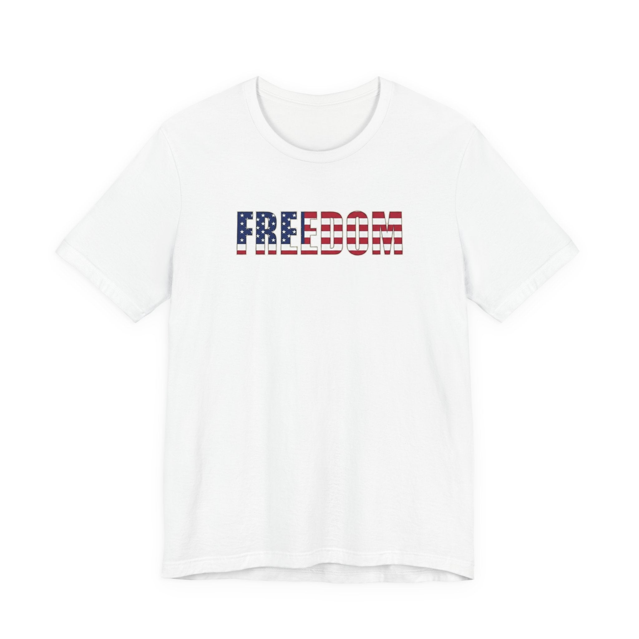 Freedom American Flag Tee — Patriotic 'FREEDOM' Graphic T-Shirt