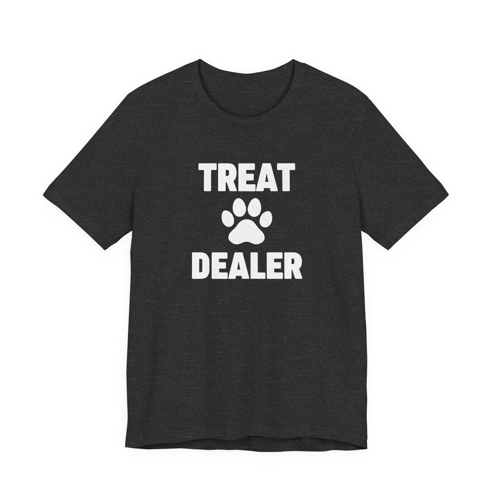 Treat Dealer T-Shirt — Funny Paw Print Tee for Dog Lovers