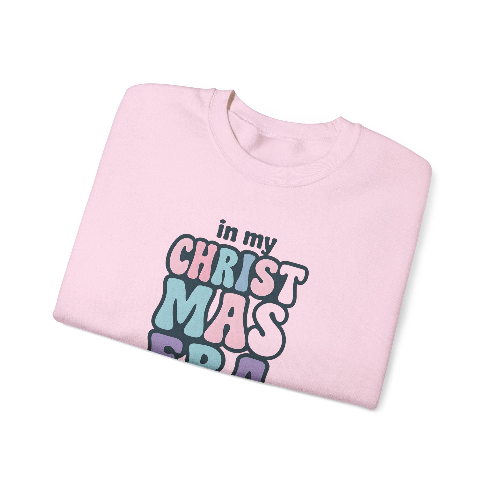 Crewneck Sweatshirt — "In My Christmas Era" Retro Holiday Graphic