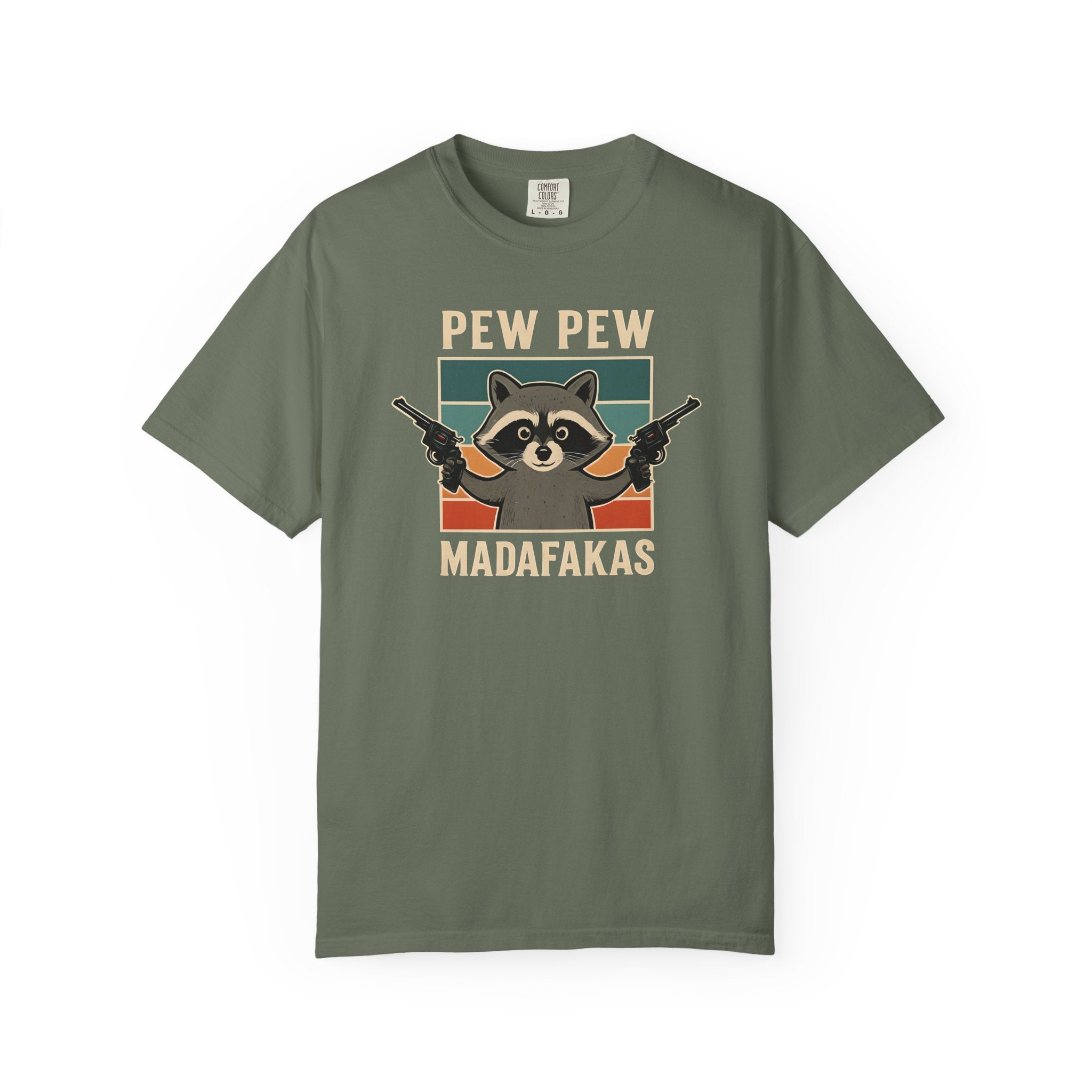 Pew Pew MafaFakas T-Shirt - Fun Unisex Garment-Dyed Tee
