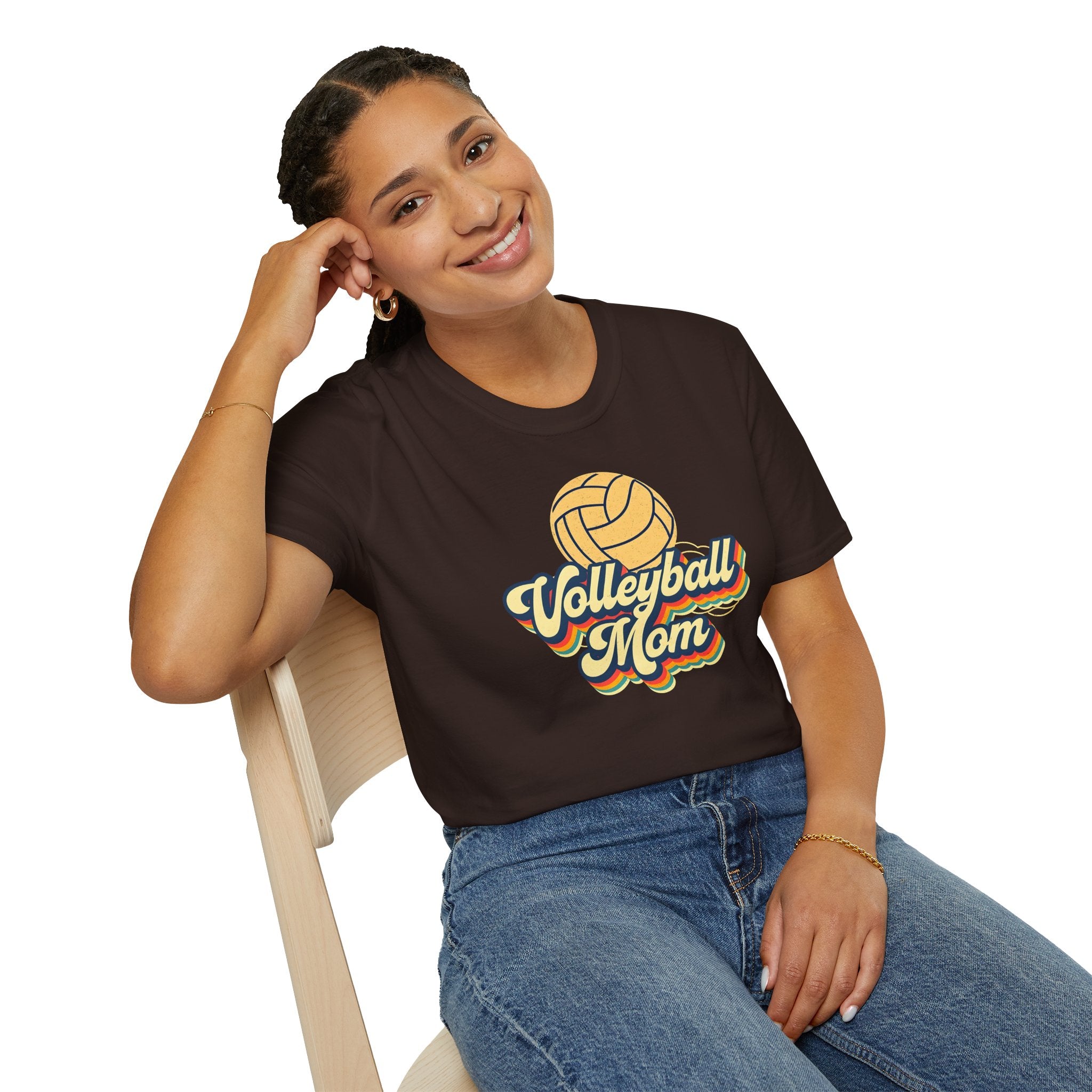 Volleyball Mom T-Shirt, Comfortable Tee for Sports Enthusiasts, Gift for Mothers, Casual Wear, Unique Volleyball Merchandise