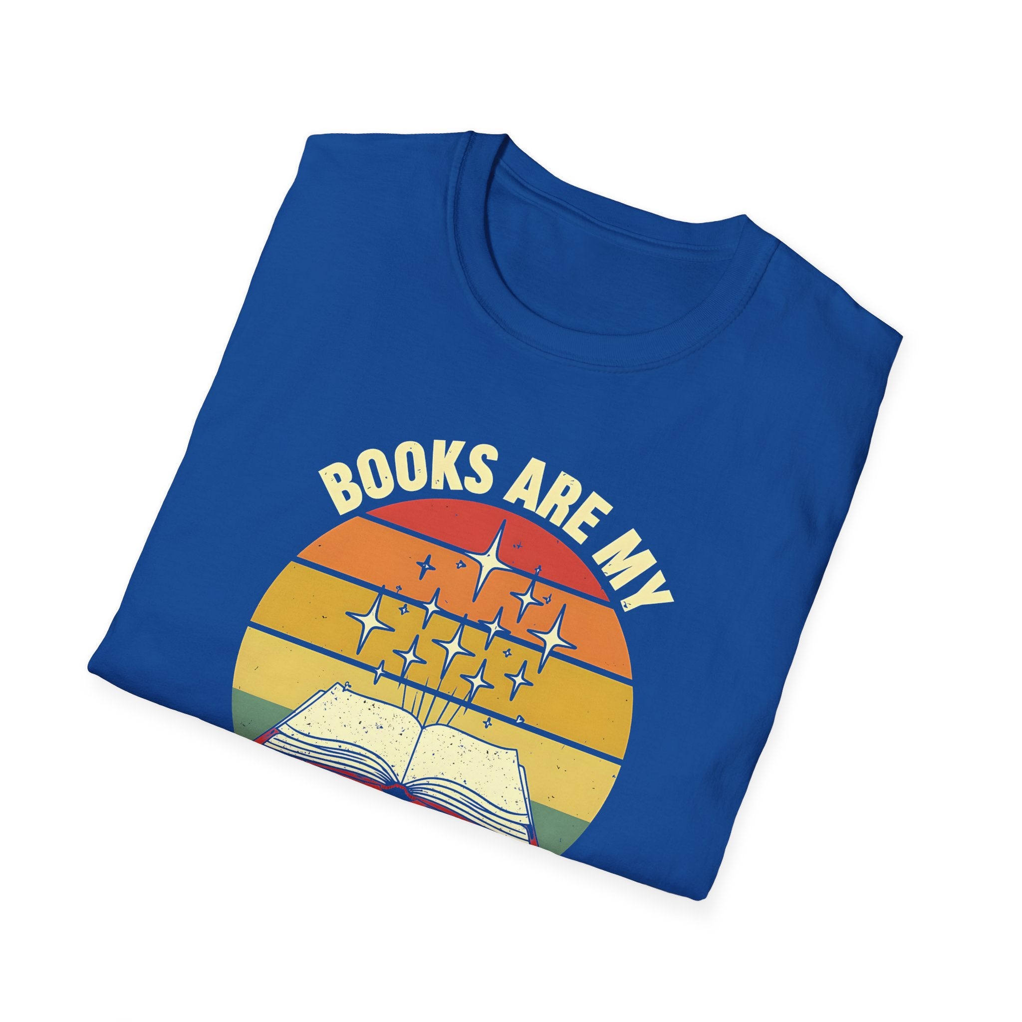 Books Are My Favorite Time Machines Unisex Softstyle T-Shirt