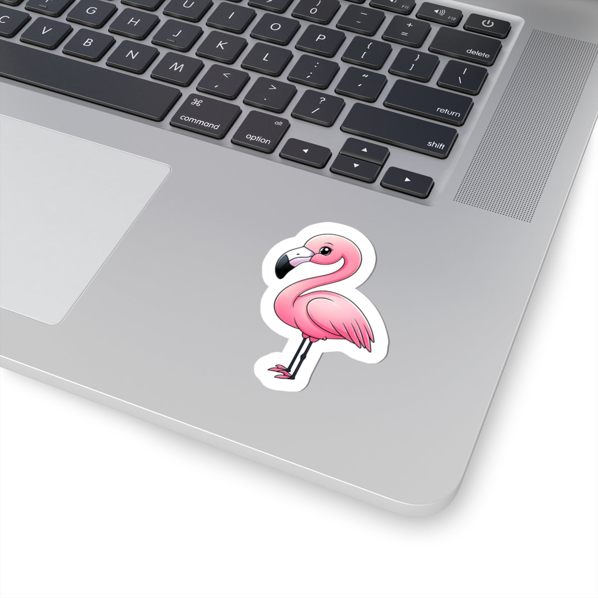 Adorable Flamingo Kiss-Cut Stickers | Cute Tropical Decor, Fun Party Favors, Laptop Accessories, Summer Vibes, Gift for Bird Lovers