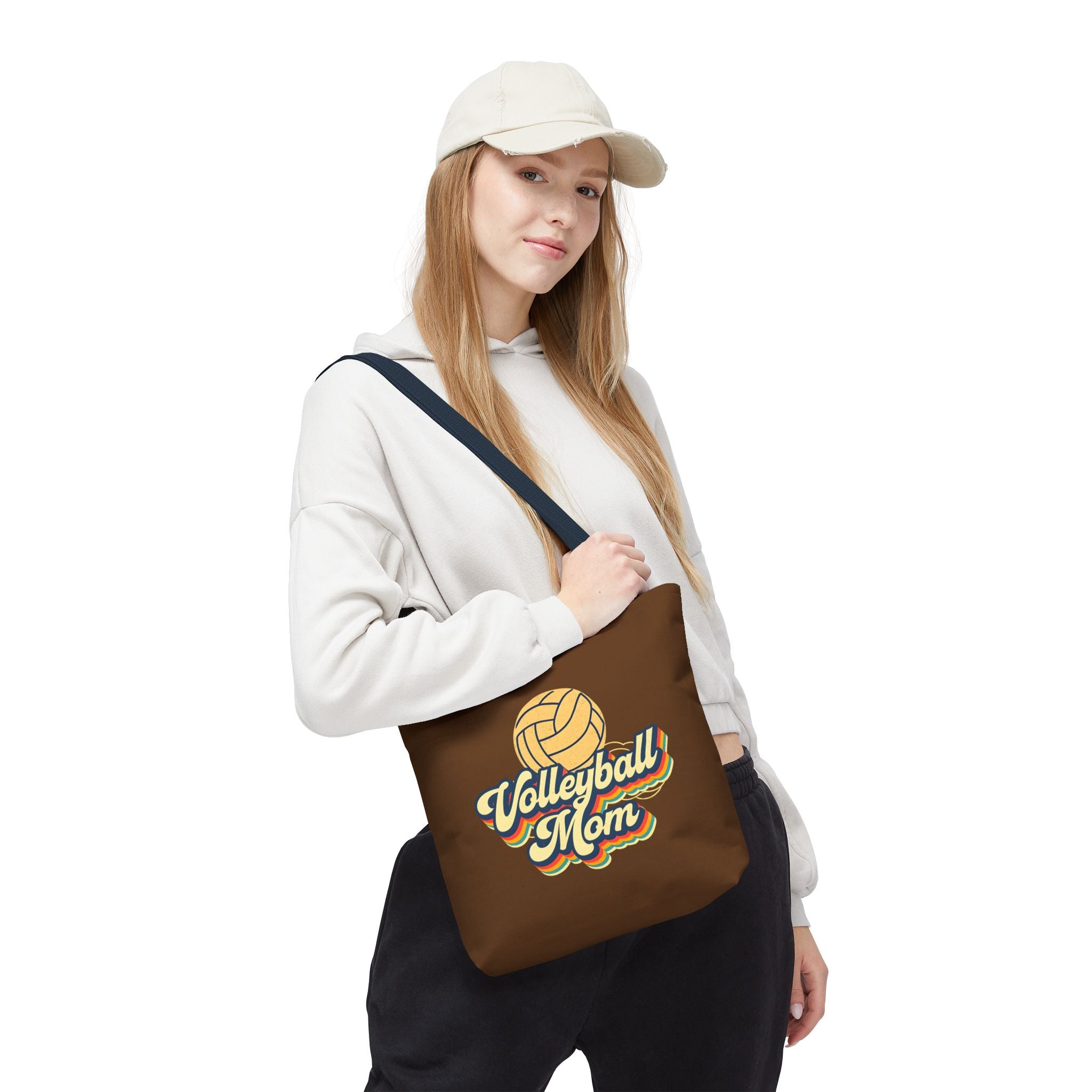Volleyball Mom Tote Bag - Sports Mom Gift for Volleyball Matches and Games