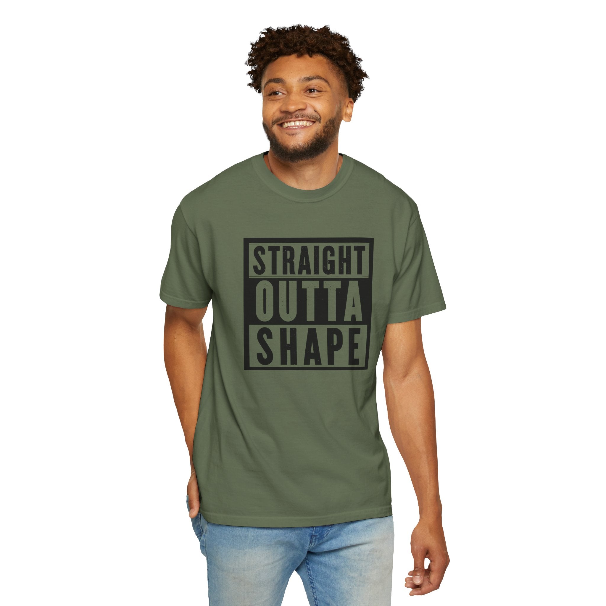 Shape Distorted Unisex Garment-Dyed T-shirt