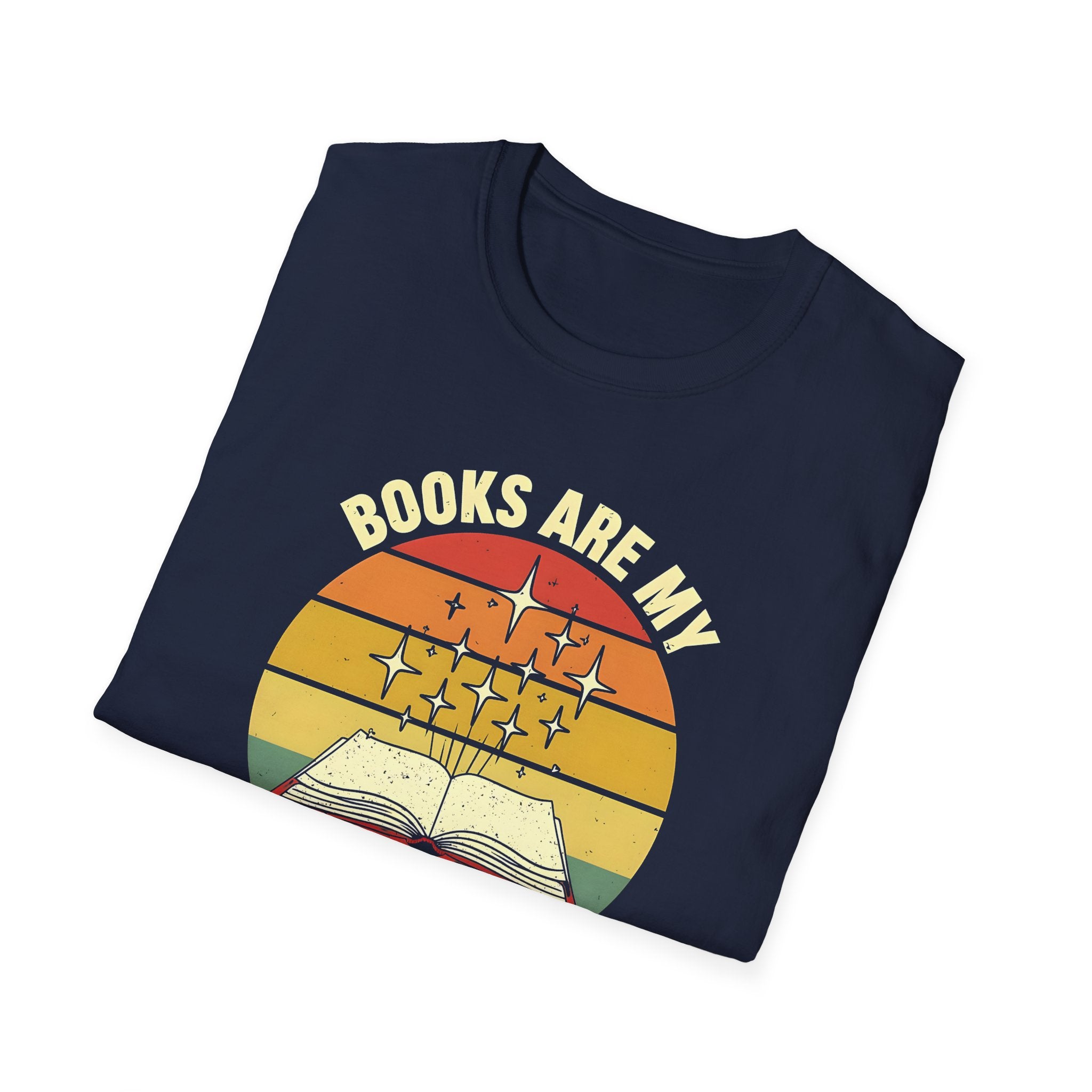 Books Are My Favorite Time Machines Unisex Softstyle T-Shirt