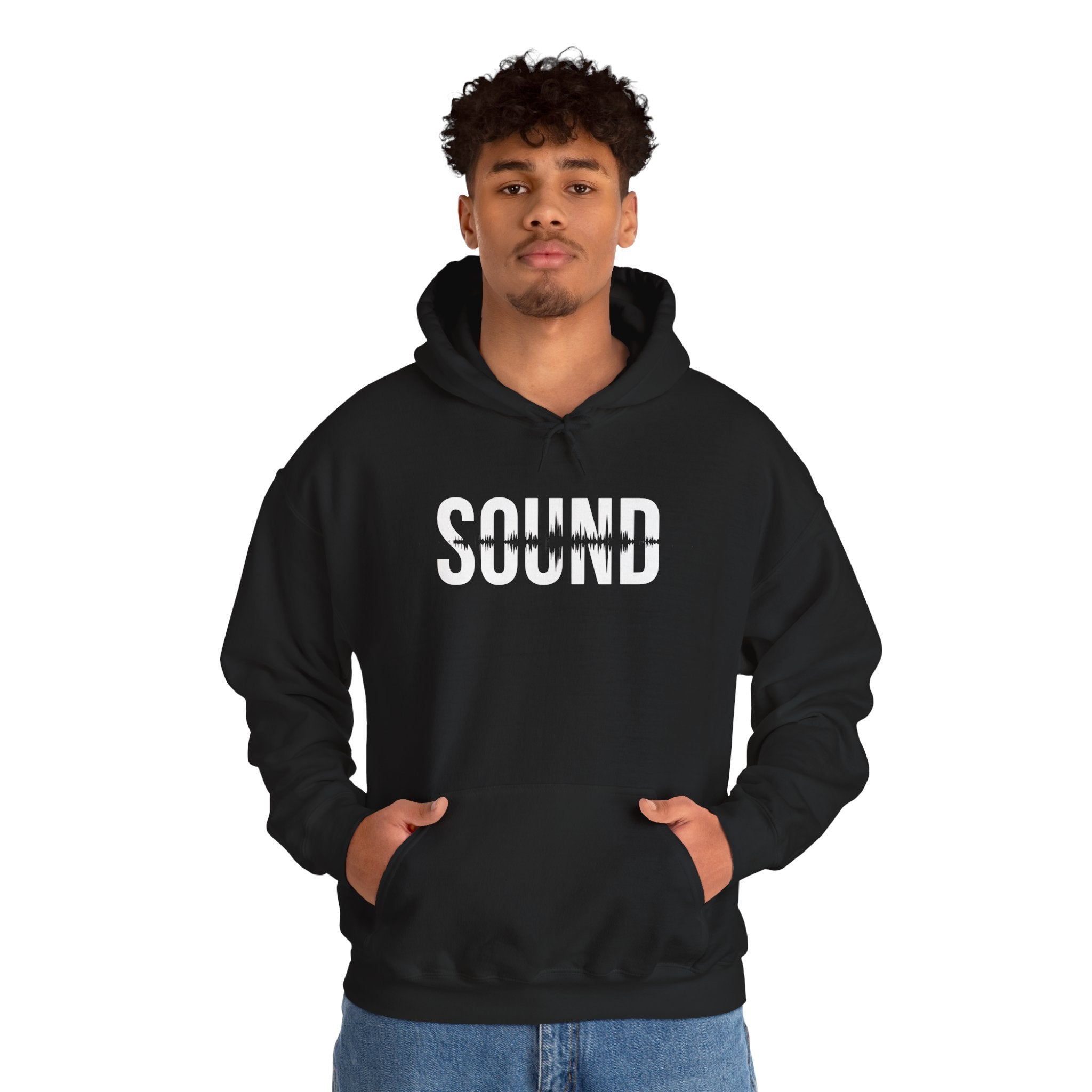 Sound Hoodie for Music Lovers - Cozy Unisex Heavy Blend Sweatshirt