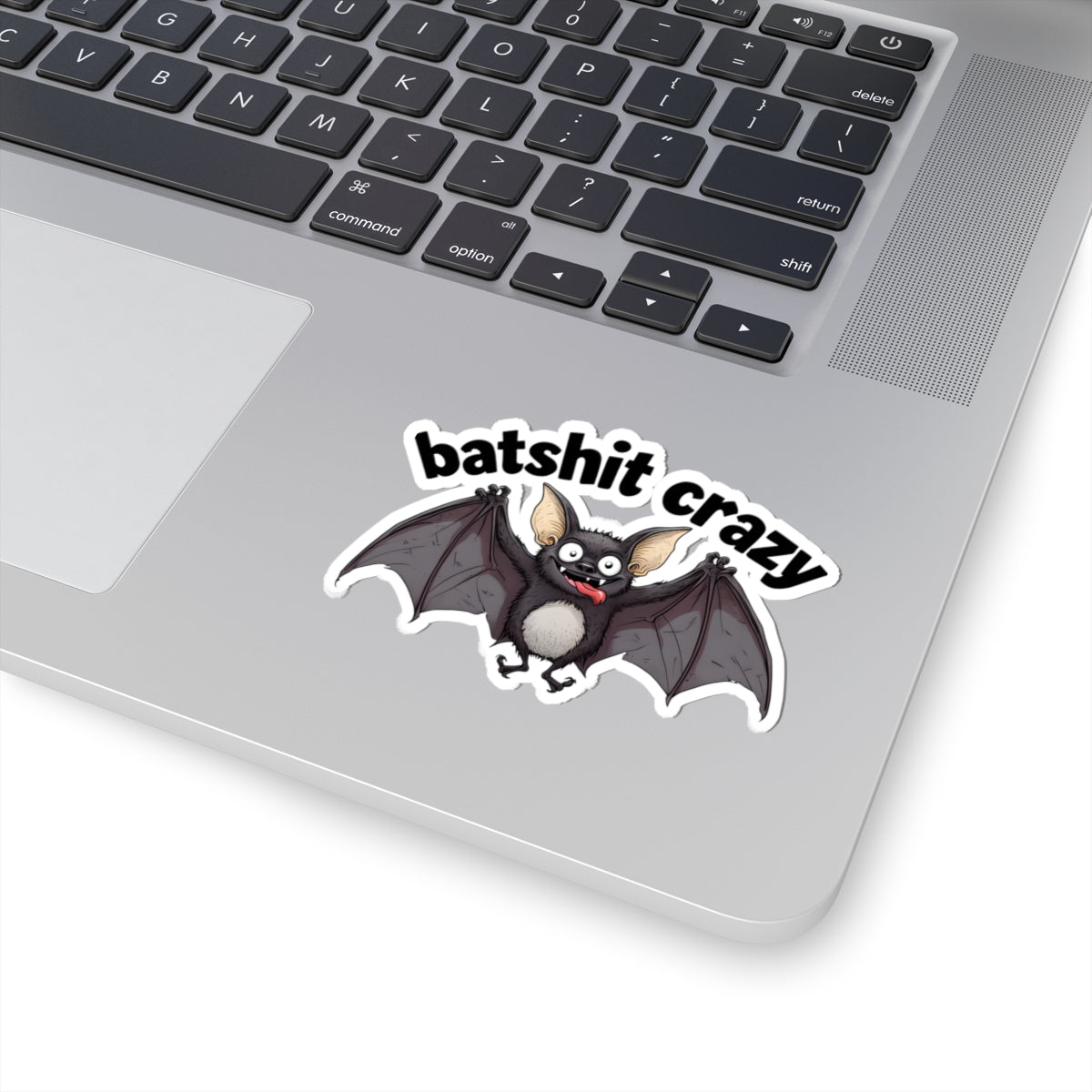 Batshit Crazy Bat Kiss-Cut Stickers for Fun and Quirky Decor