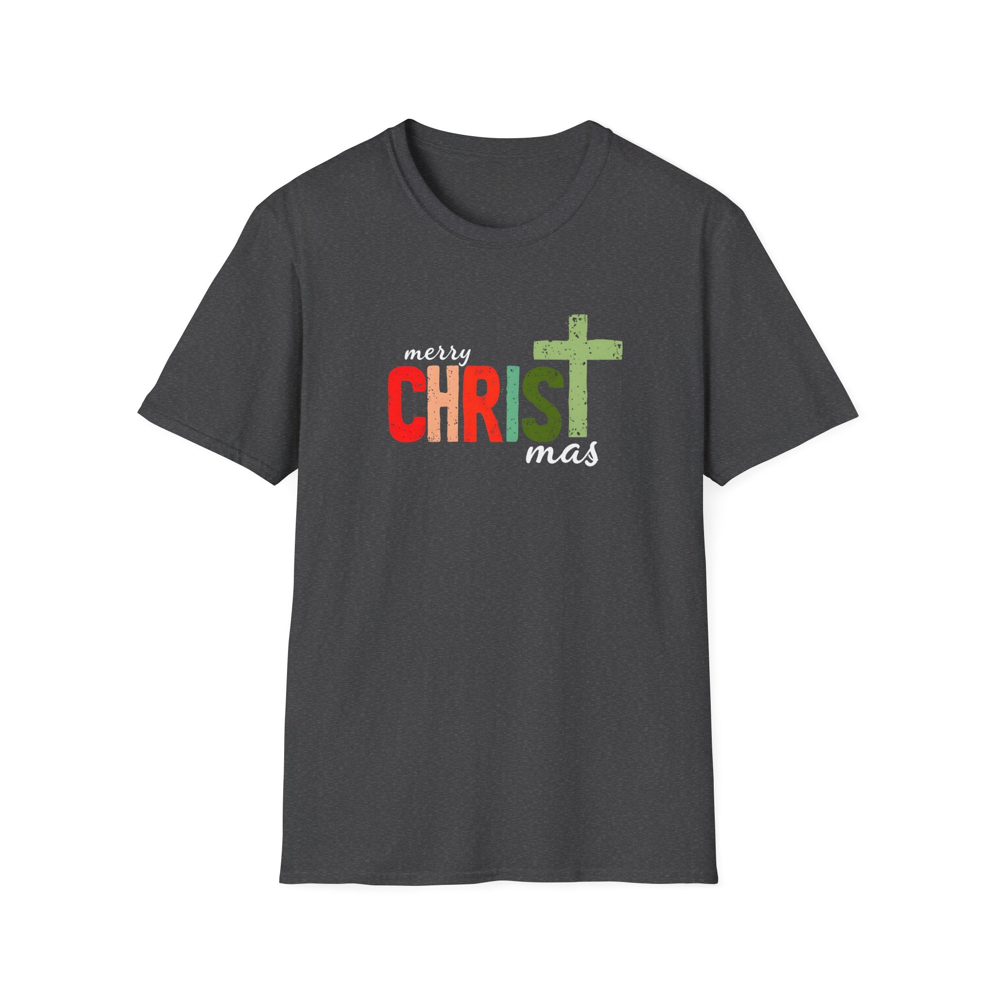Merry Christmas Unisex T-Shirt, Holiday Tee, Faith-Based Gift, Family Christmas Shirt, Casual Christmas Wear, Christian Apparel