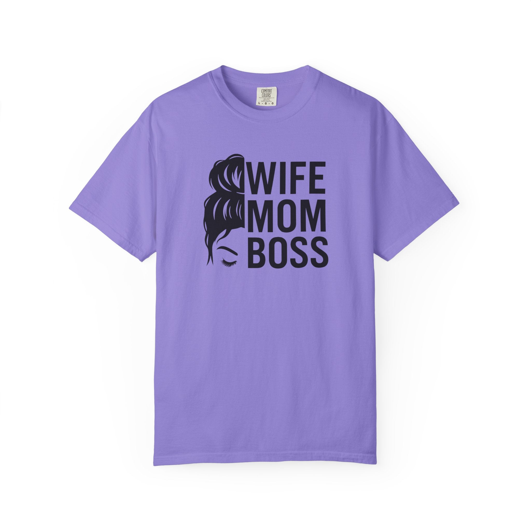 Wife Mom Boss T-Shirt, Unisex Tee for Moms, Gift for New Moms, Casual Outfit, Mother's Day Gift