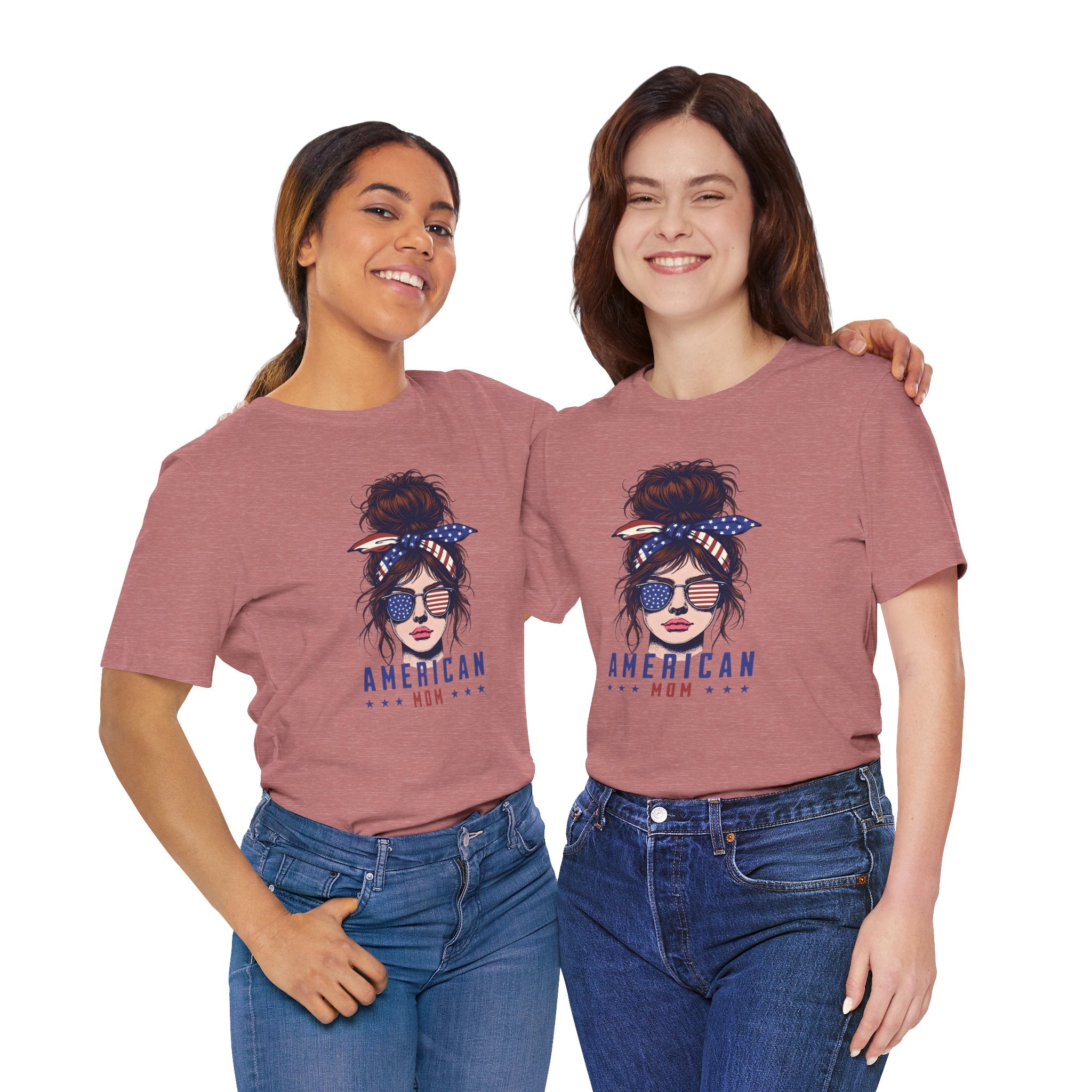American Mom T-Shirt – Patriotic Mom Graphic Tee
