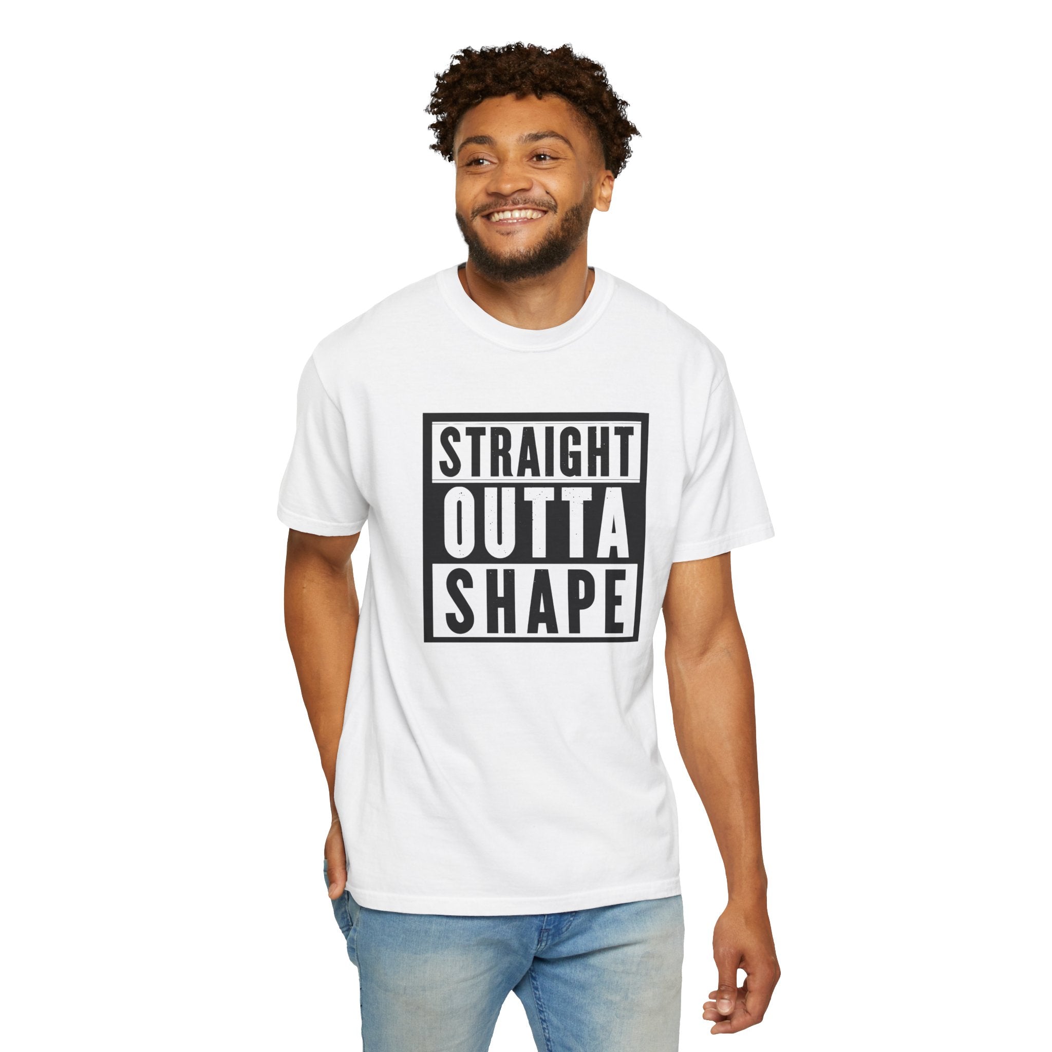 Shape Distorted Unisex Garment-Dyed T-shirt
