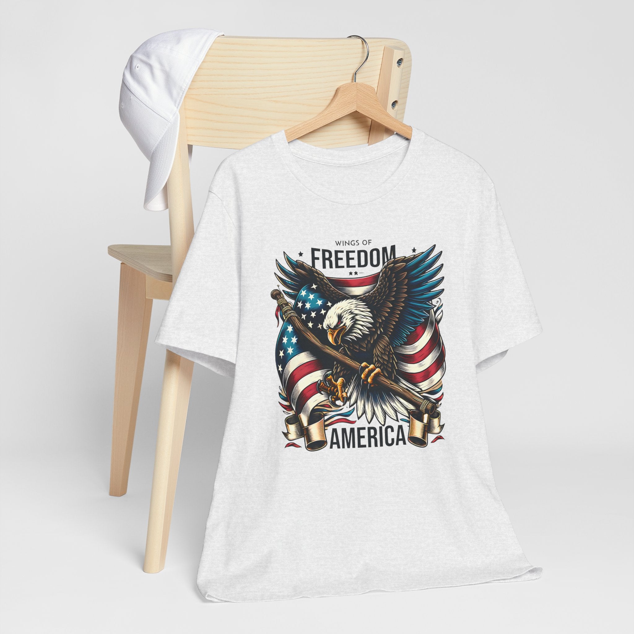 Patriotic Eagle T-Shirt – Freedom America Graphic Tee