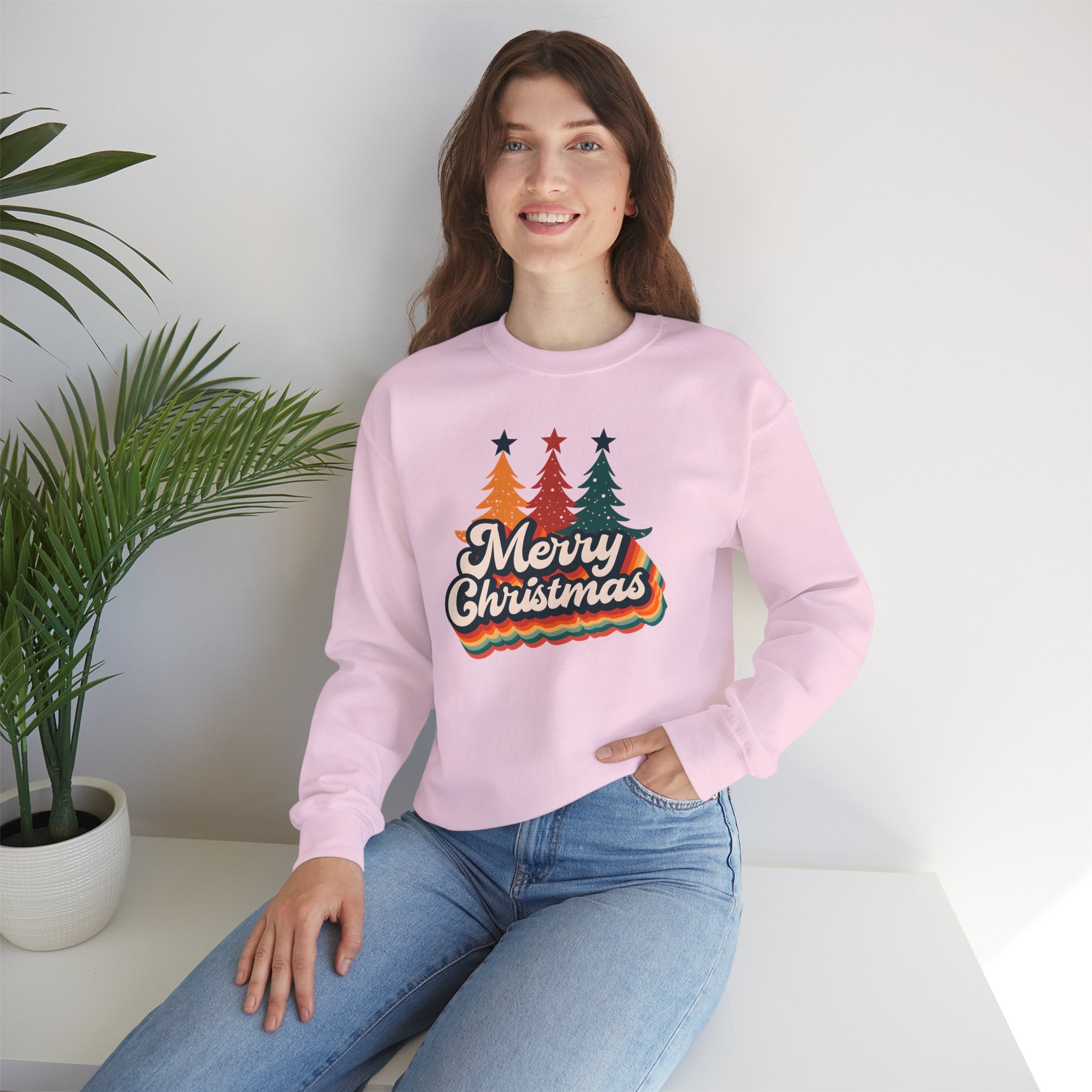 Merry Christmas Sweatshirt - Unisex Heavy Blend Crewneck