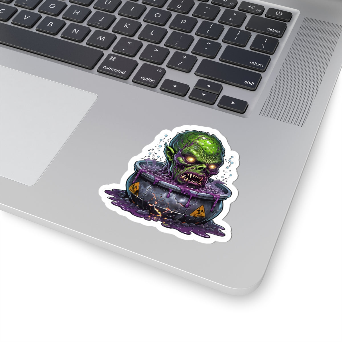 Zombie Cauldron Kiss-Cut Stickers, Halloween Decor, Vinyl Stickers, Laptop Stickers, Gift for Horror Fans, Spooky Party Essentials