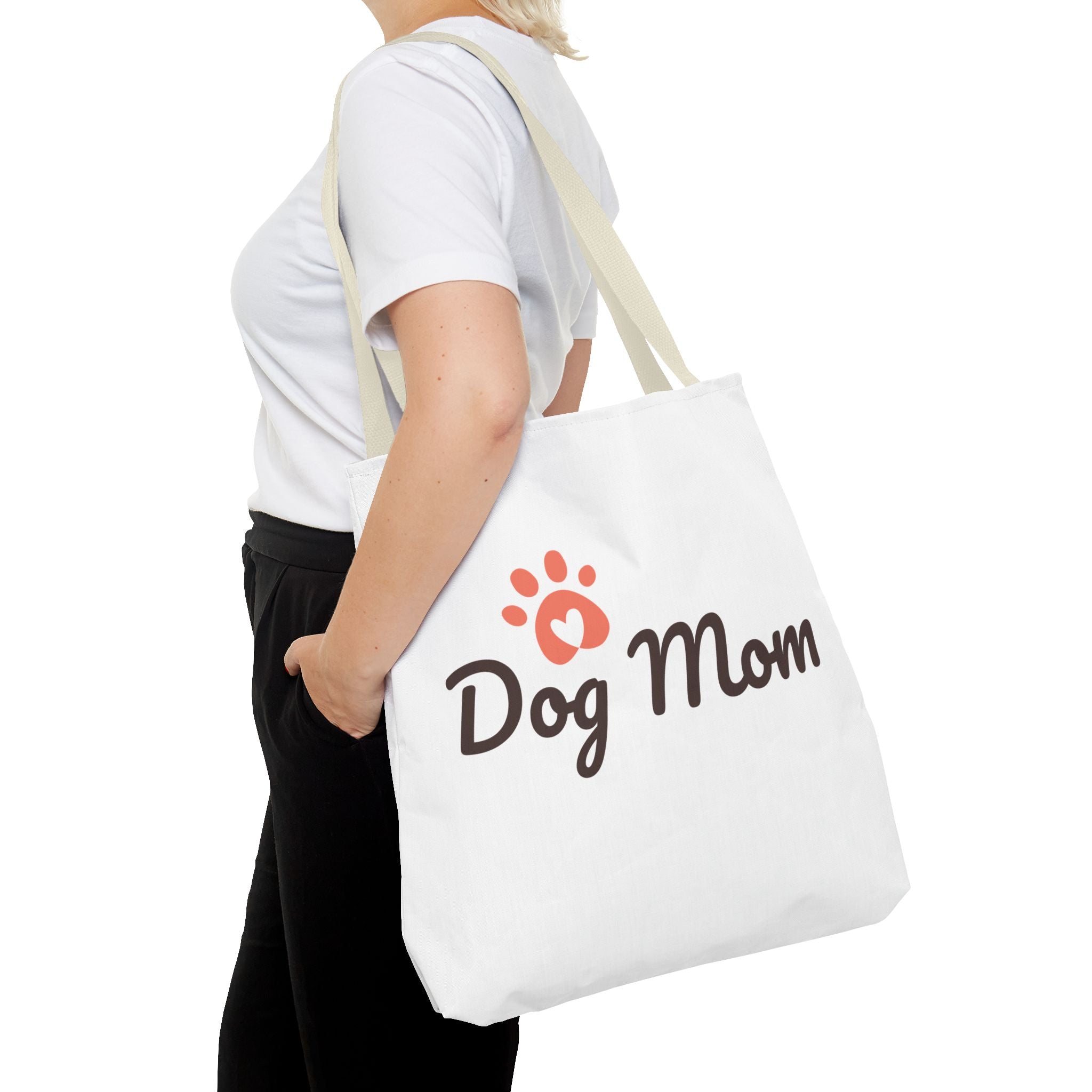 Dog Mom Tote Bag - Perfect for Pet Lovers, Gifts for Pet Moms, Dog Themed Accessories, Everyday Use, Sustainable Fashion