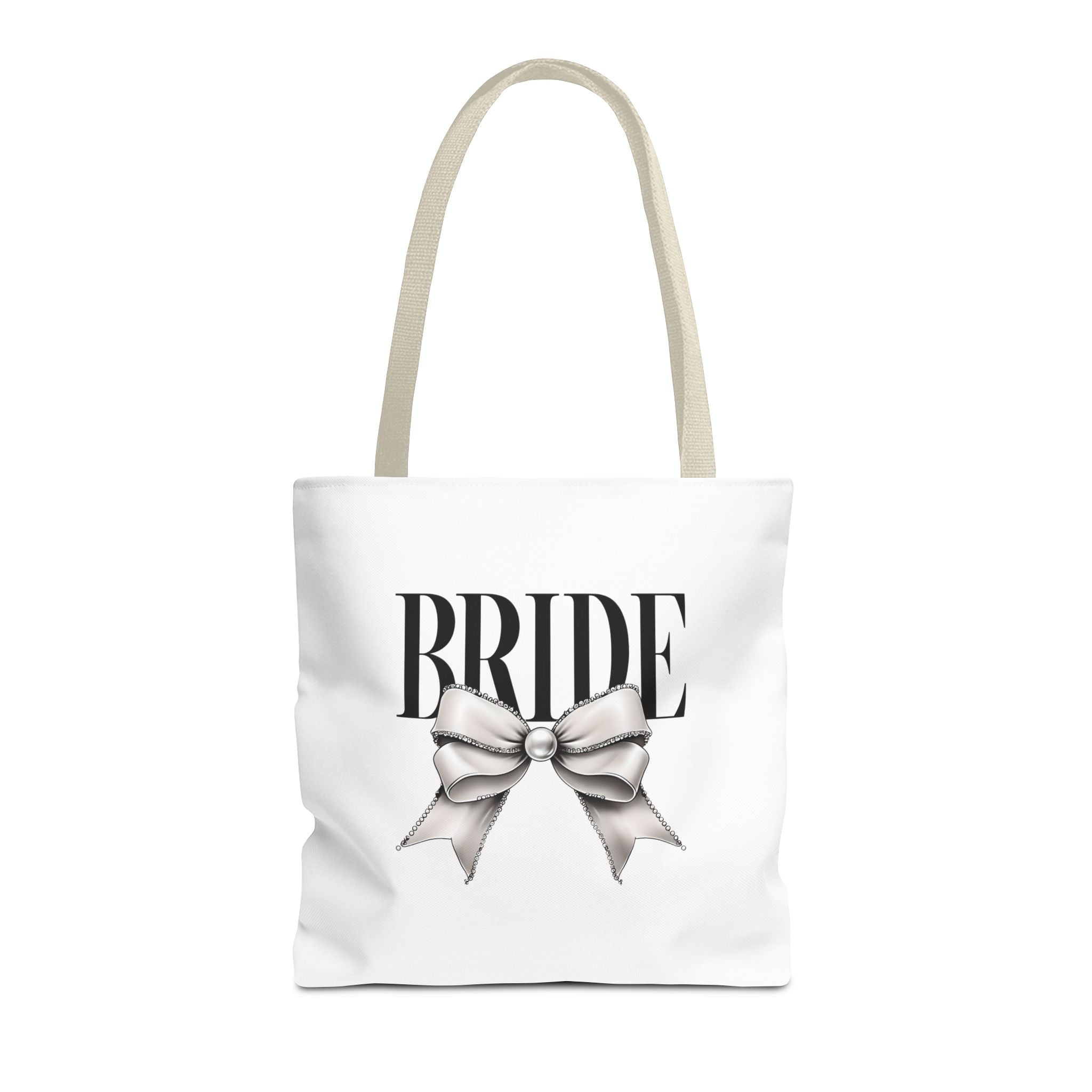 Elegant Bride Tote Bag with Bow Design