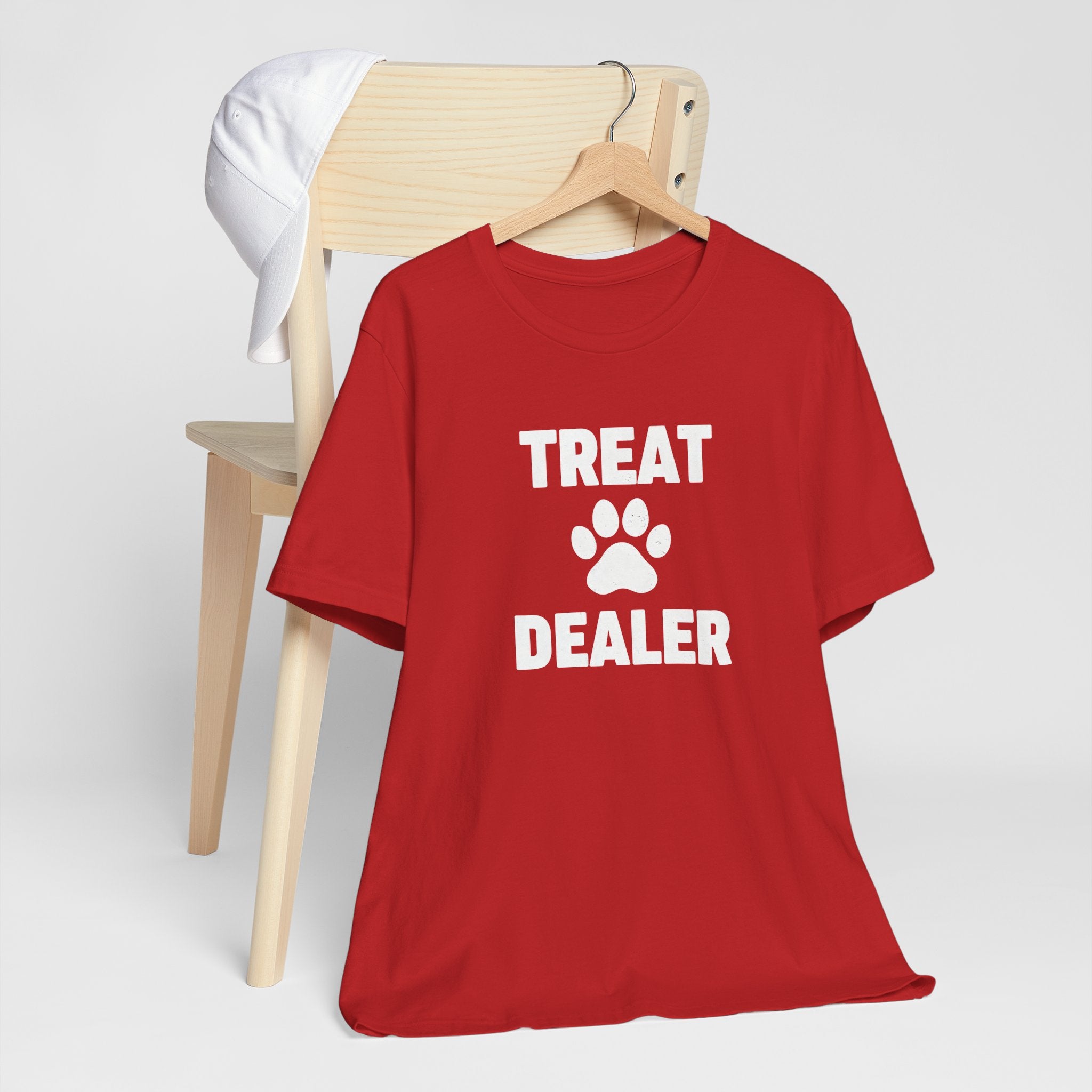 Treat Dealer T-Shirt — Funny Paw Print Tee for Dog Lovers