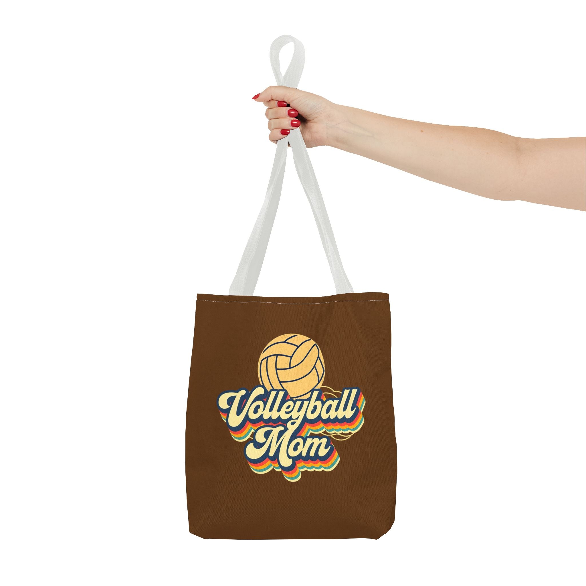 Volleyball Mom Tote Bag - Sports Mom Gift for Volleyball Matches and Games